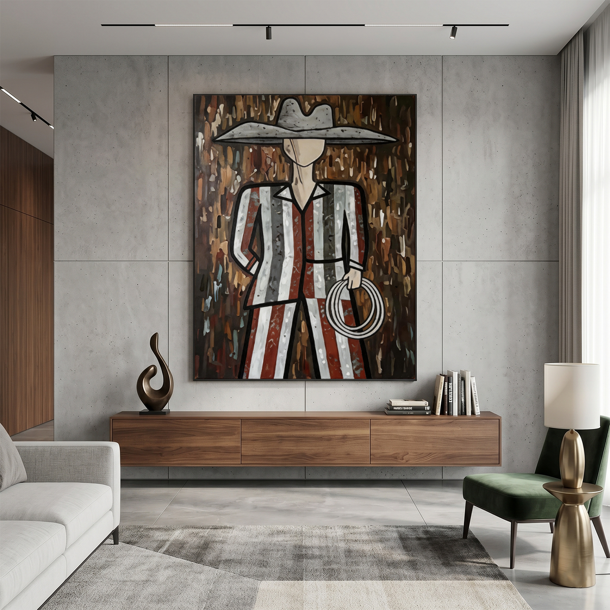 Western Cowboy Wall Art #AC 164