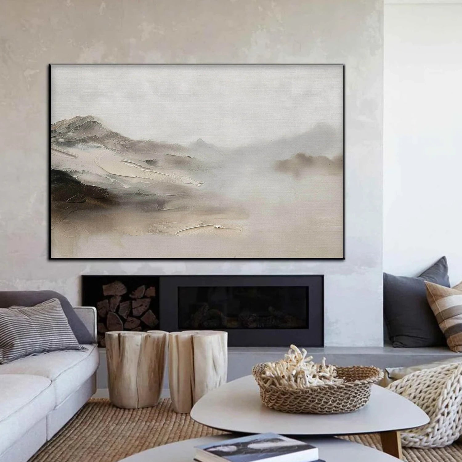 Abstract Mountain Wall Art #MM023