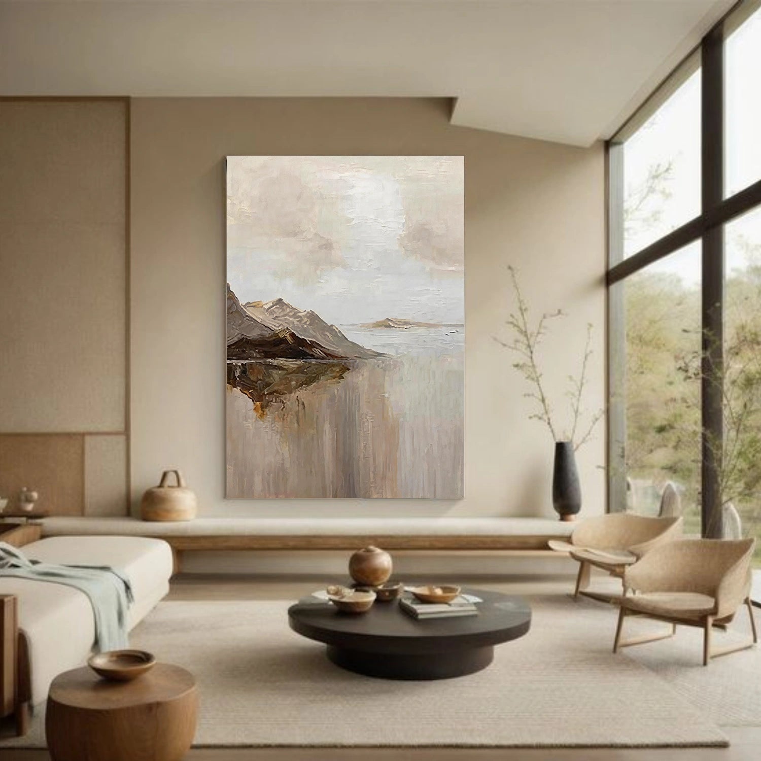 Abstract Mountain Wall Art #MM004