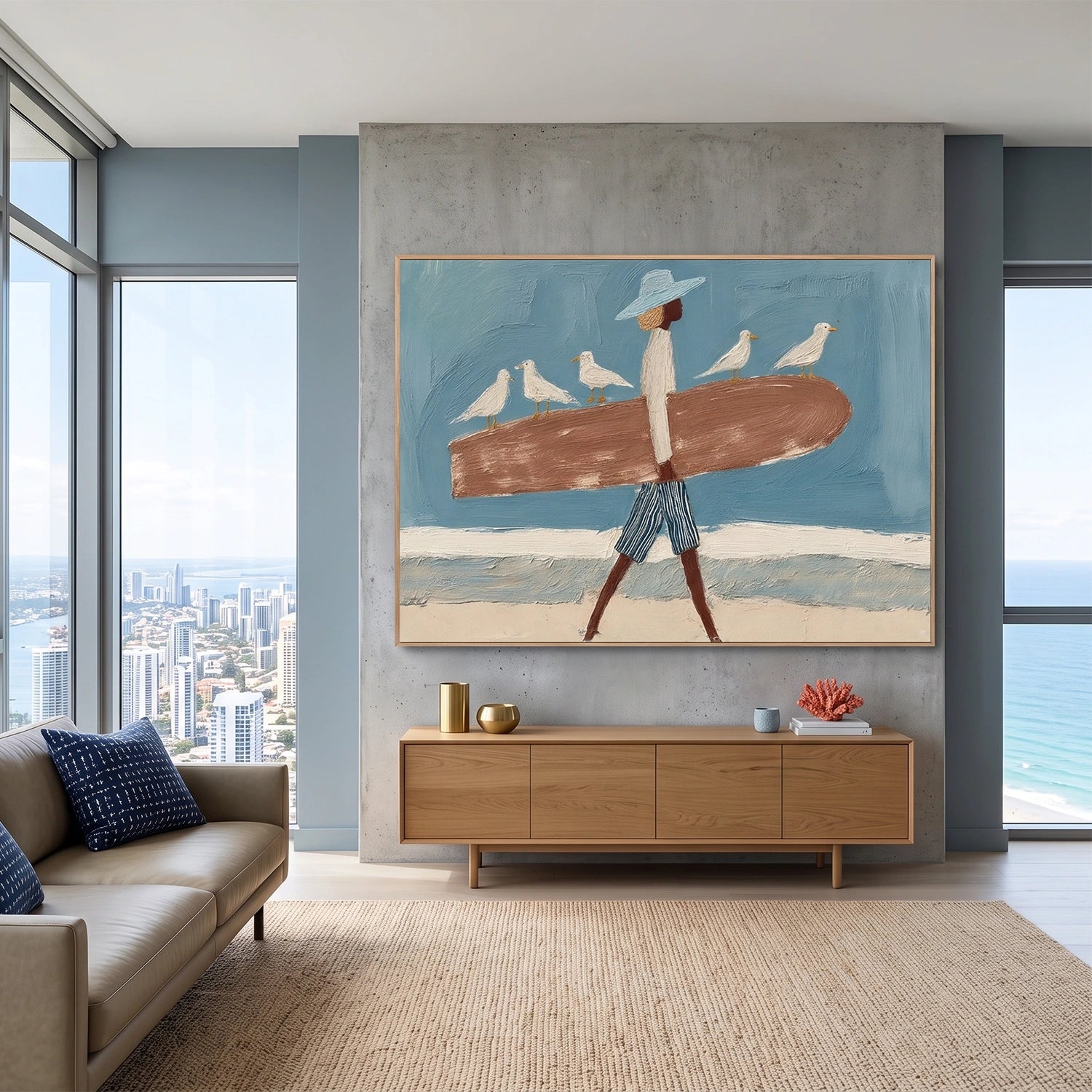 Surfing Sports Wall Art #SC041