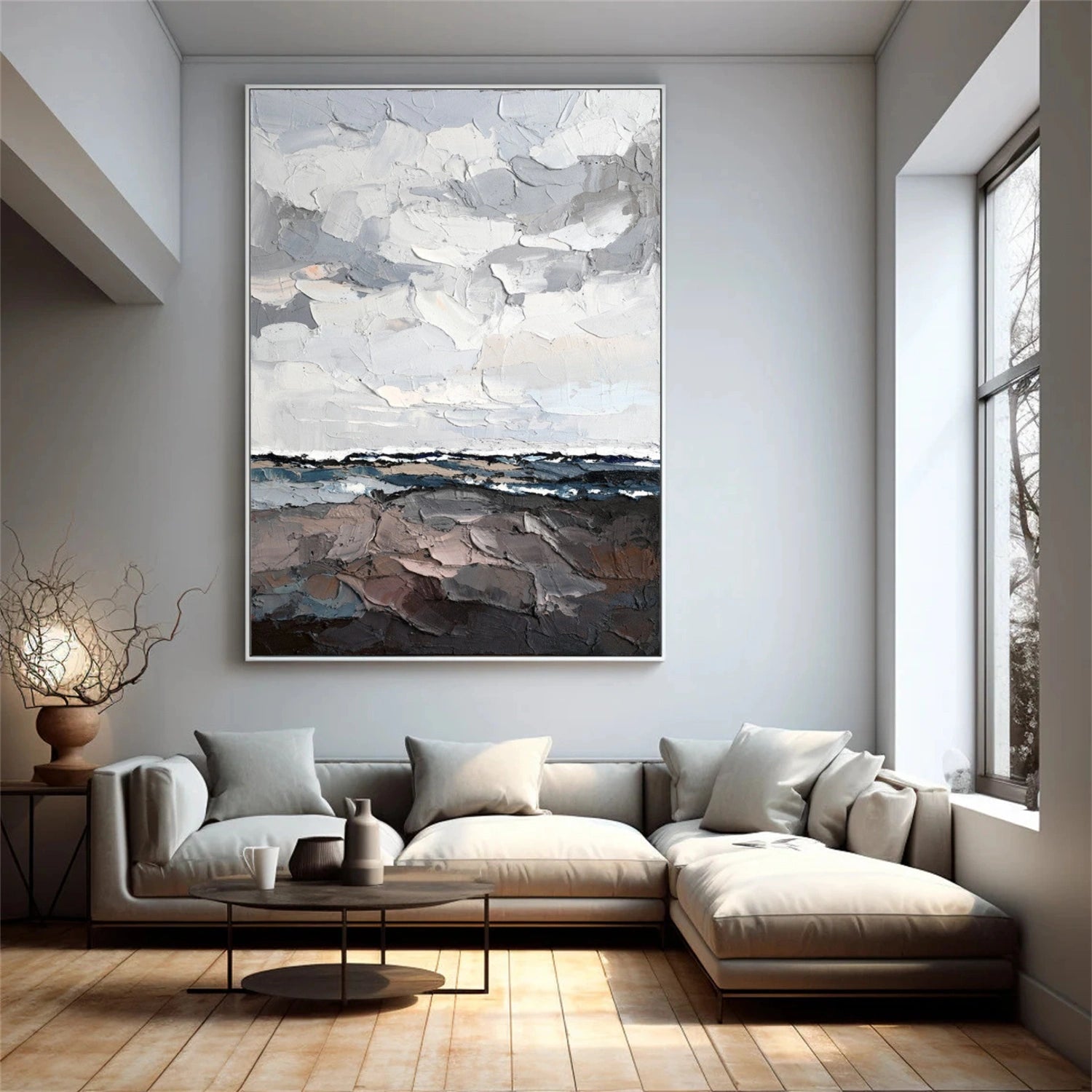 Abstract Textured Wall Art #AW012