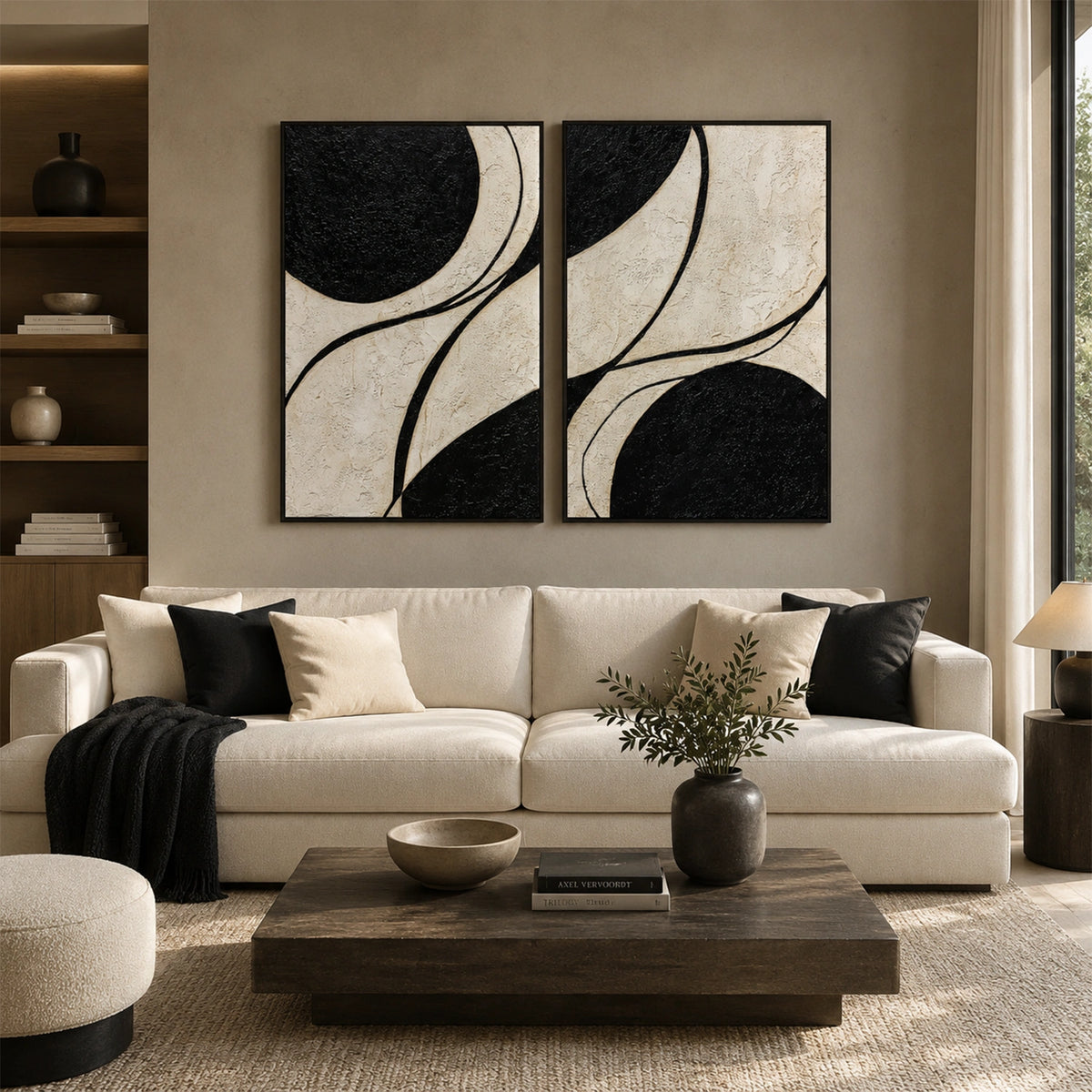 Wabi Sabi Wall Art Set of 2 #WS091