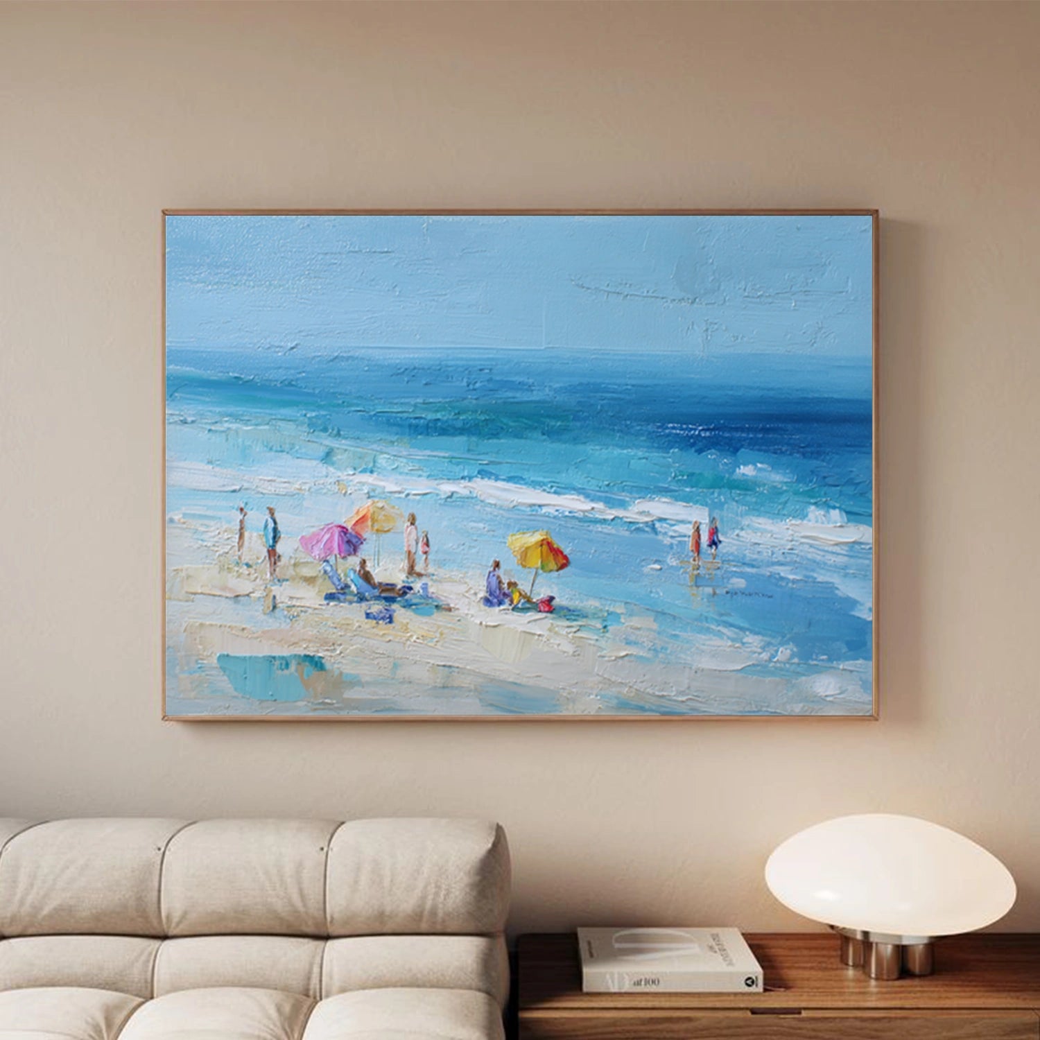 Abstract Ocean And Sky Wall Art #OS103