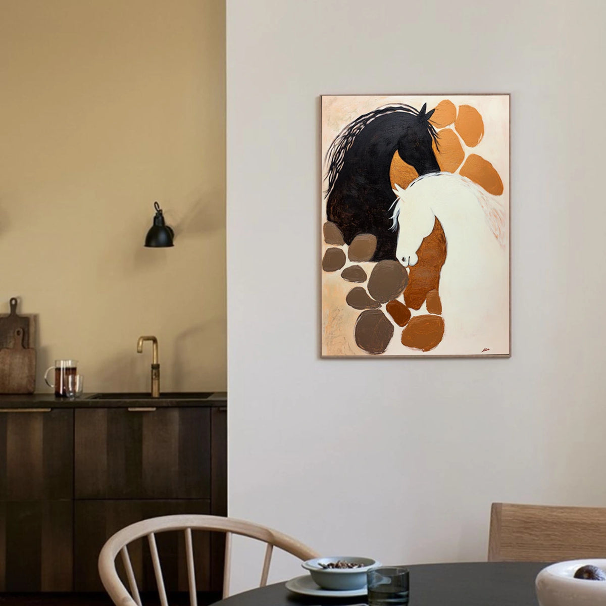 Abstract Animal Horse Wall Art #AN036
