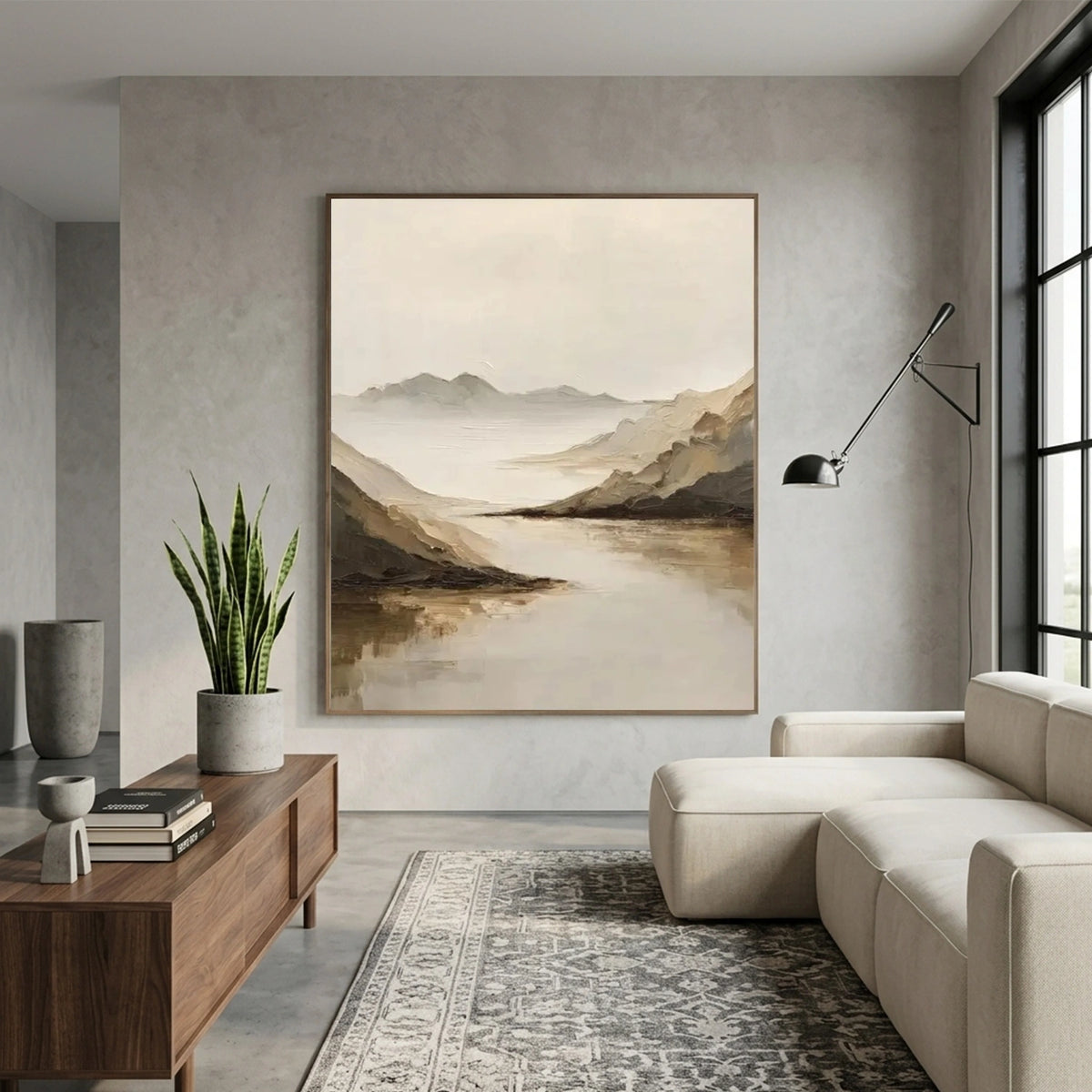 Abstract Mountain Wall Art #MM008