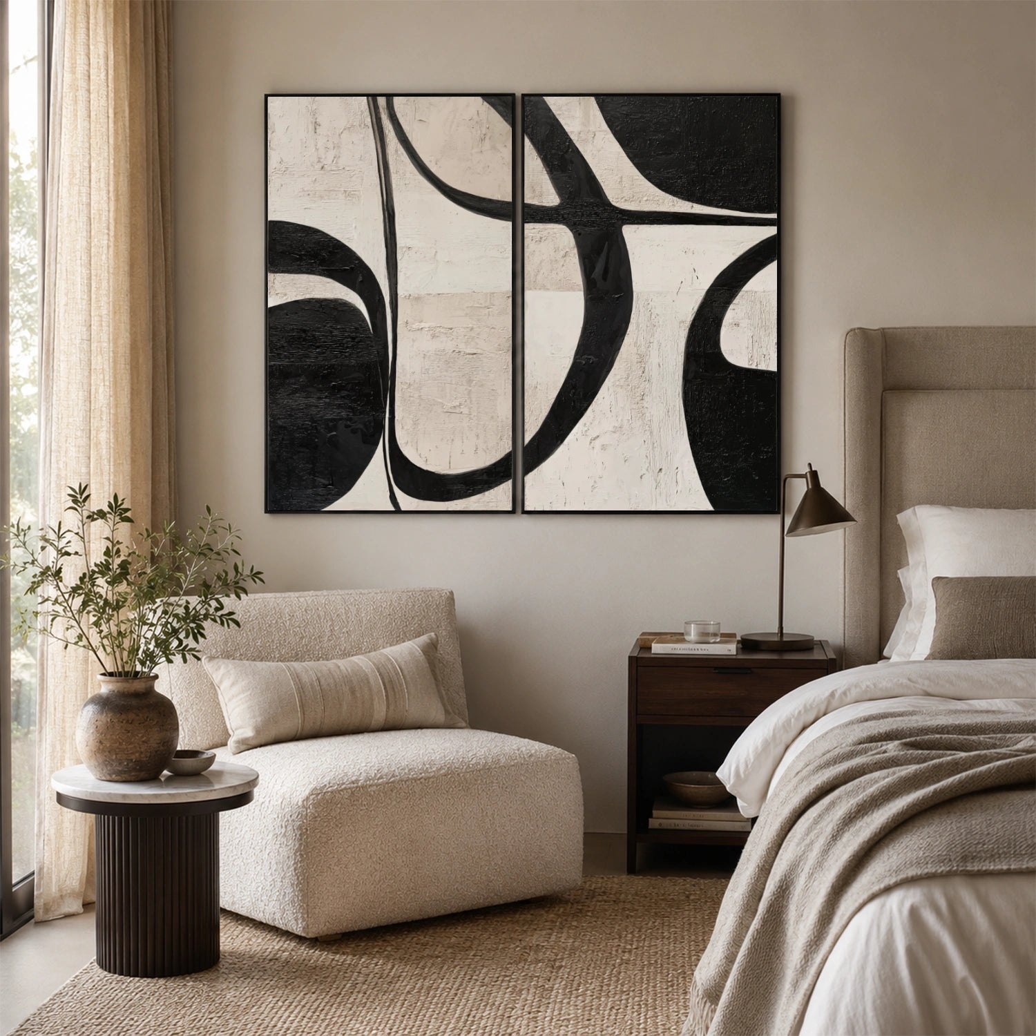 Wabi Sabi Wall Art Set of 2 #WS092