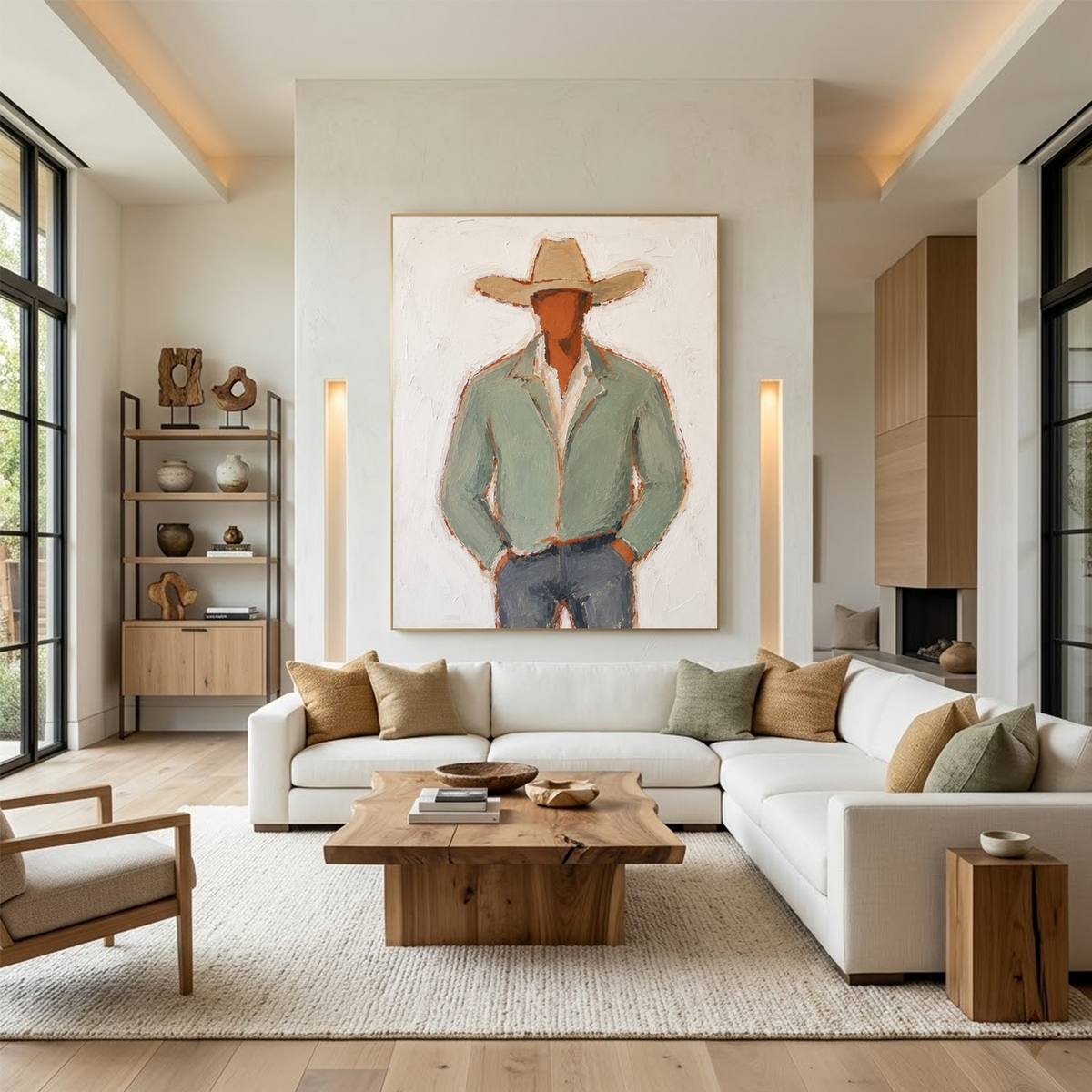 Western Cowboy Wall Art # AC116