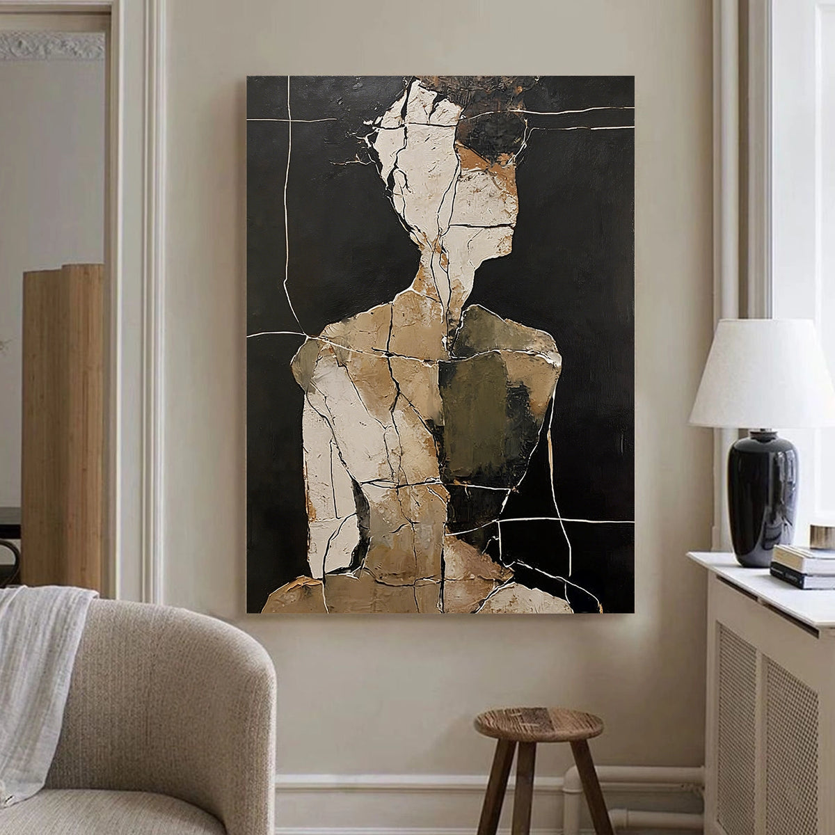 Abstract Portrait Wall Art #LA013