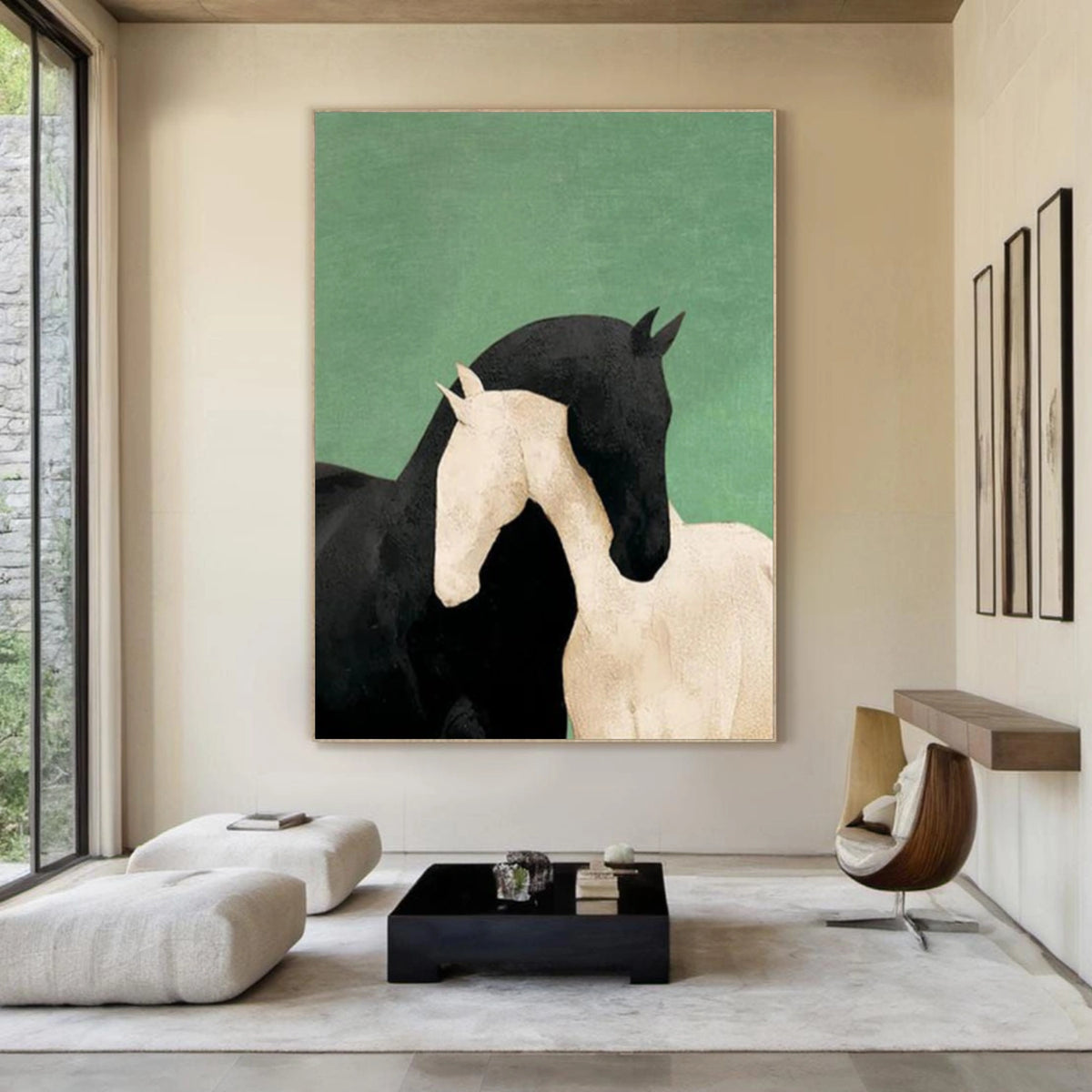 Abstract Animal Horse Wall Art #AN024