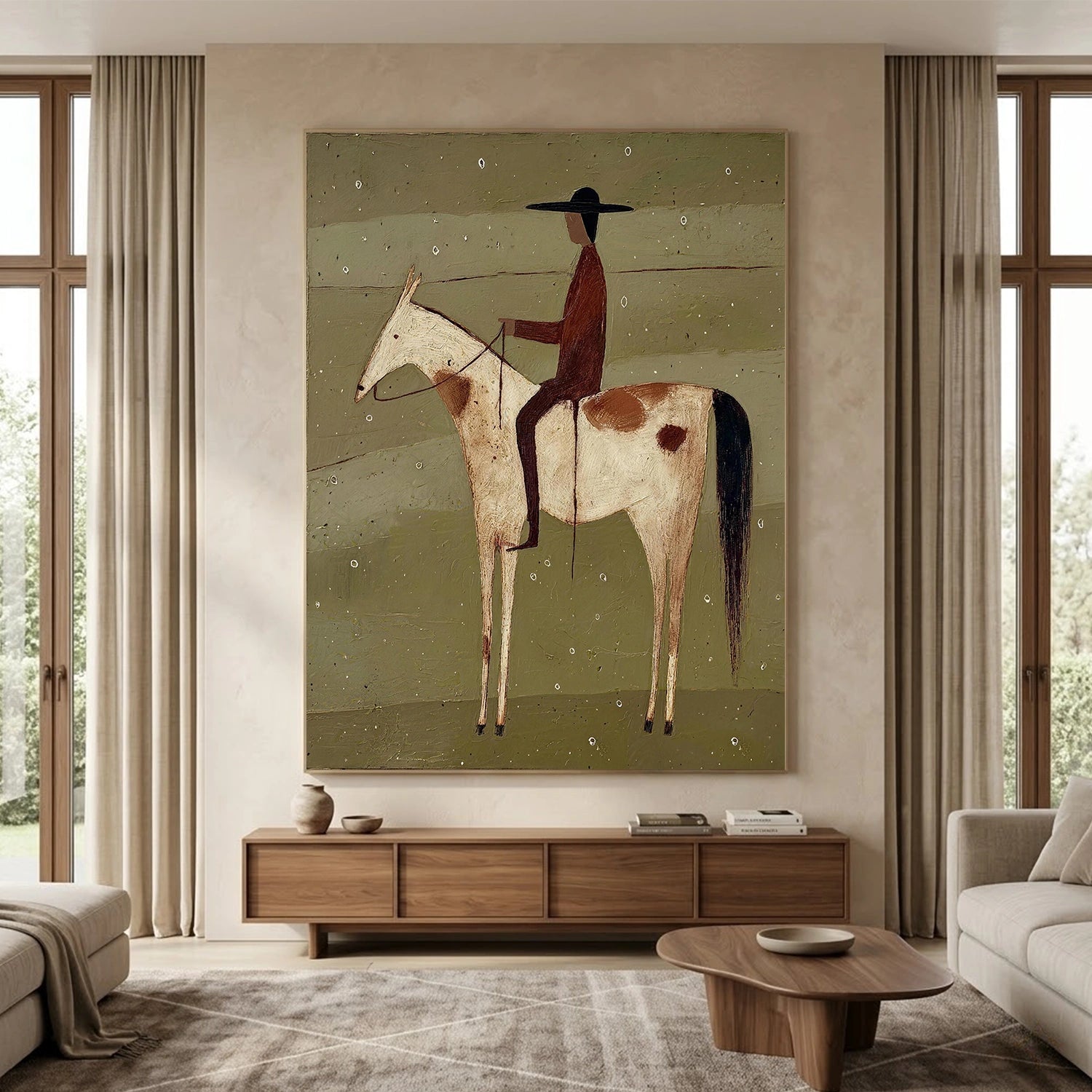 Western Cowboy Wall Art #AC085