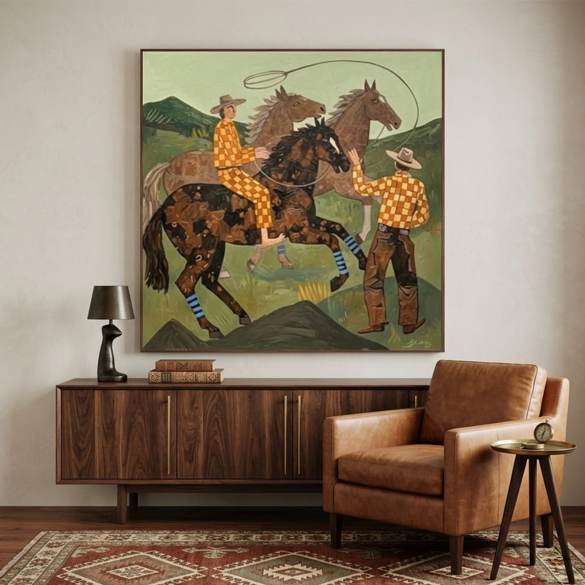 Western Cowboy Wall Art #AC 147