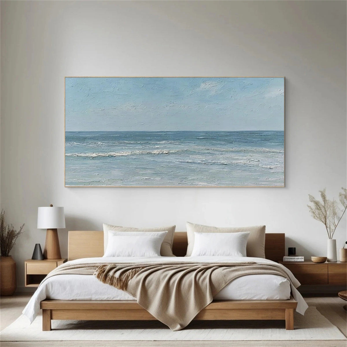 Abstract Ocean And Sky Wall Art #OS047