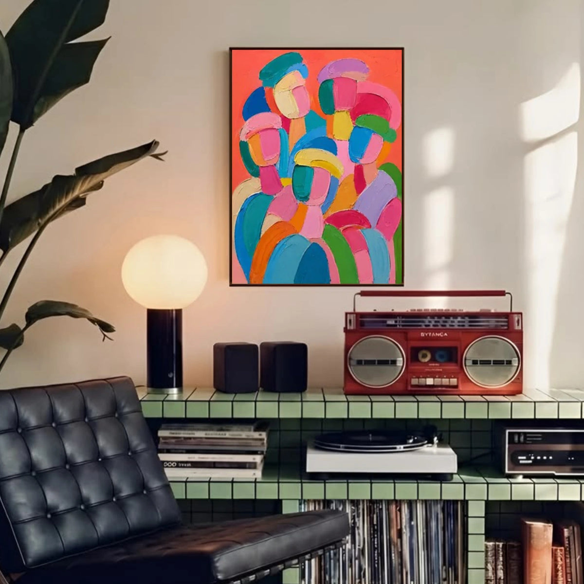 Abstract Portrait Wall Art #LA038