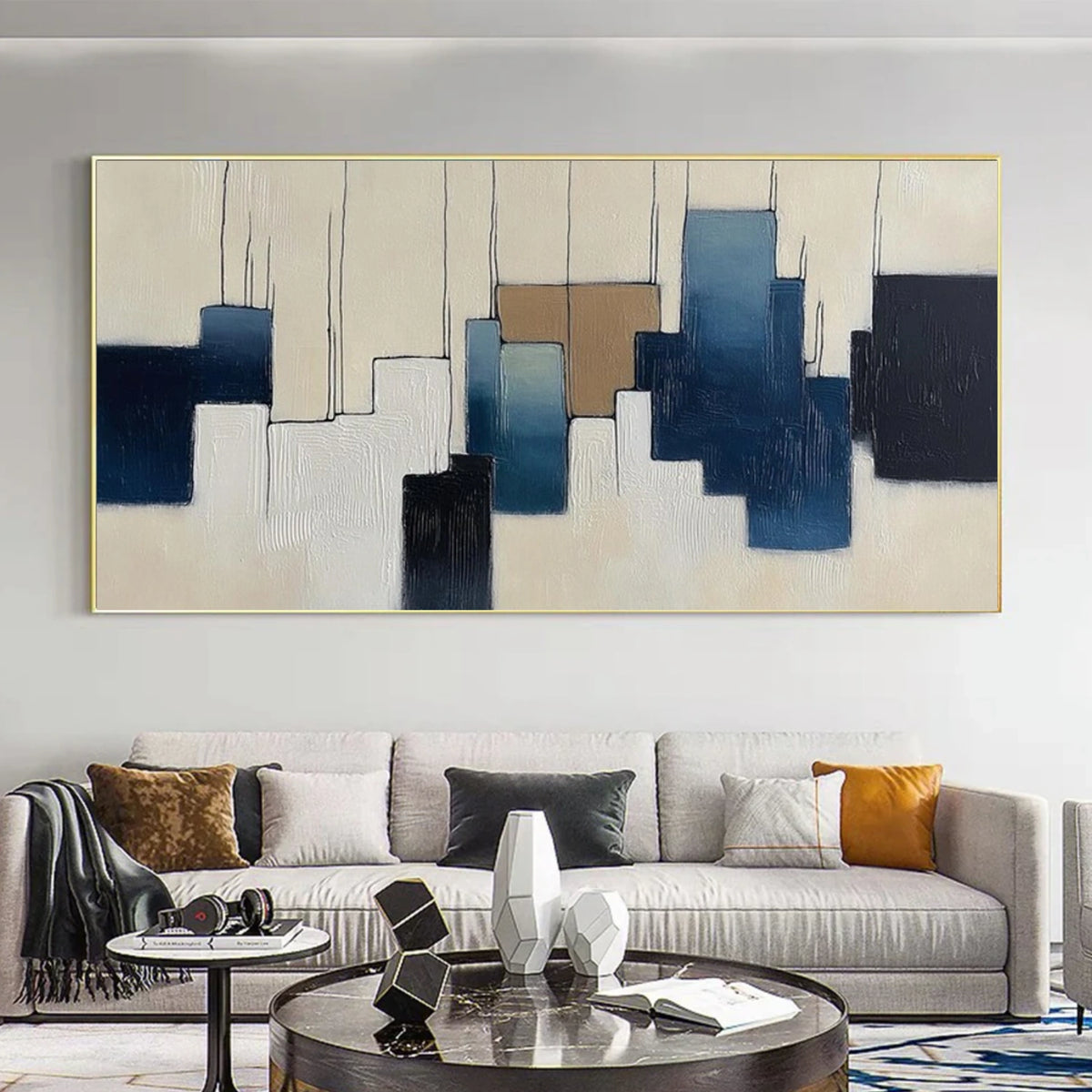 Abstract Textured Wall Art #AW034