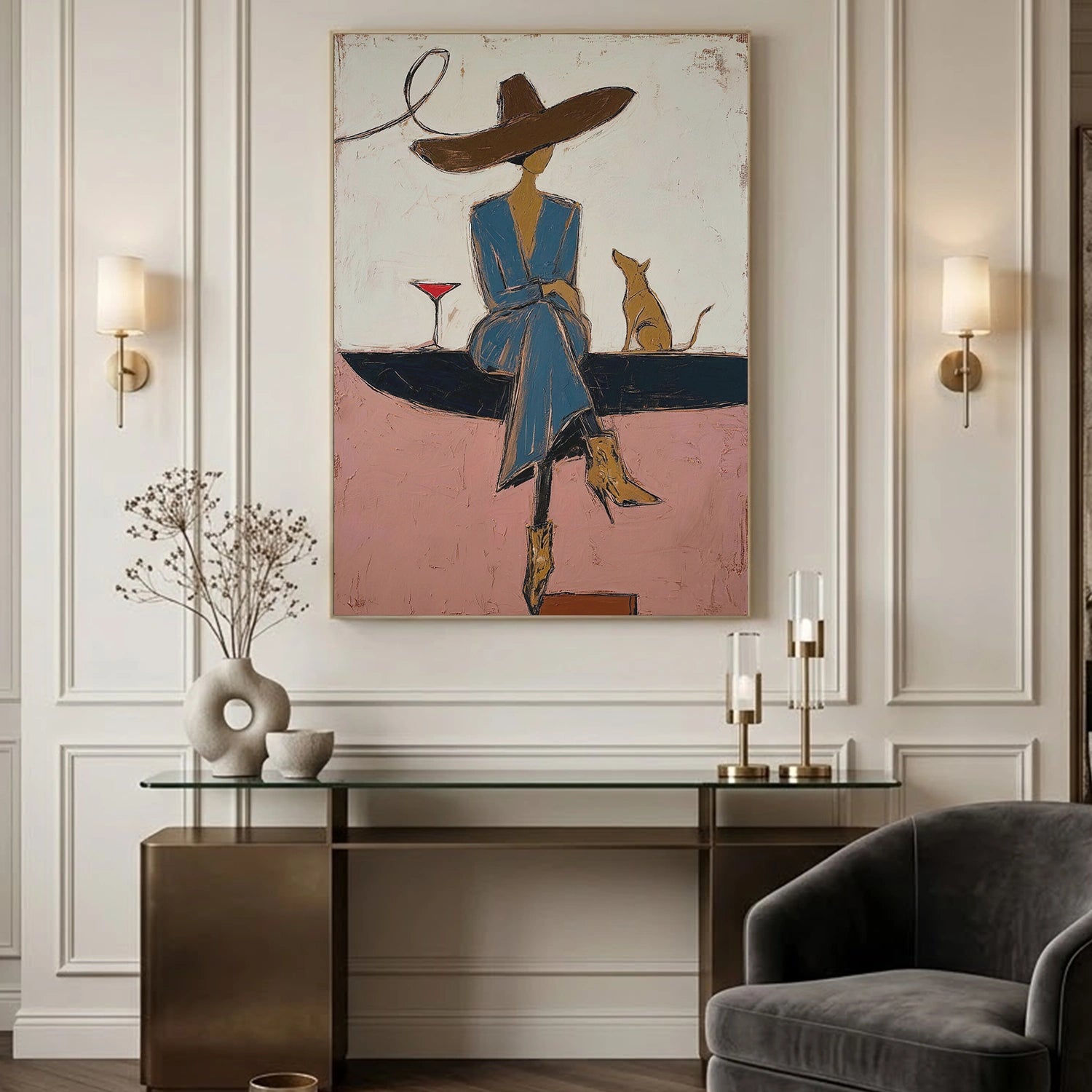 Western Cowboy Wall Art #AC069