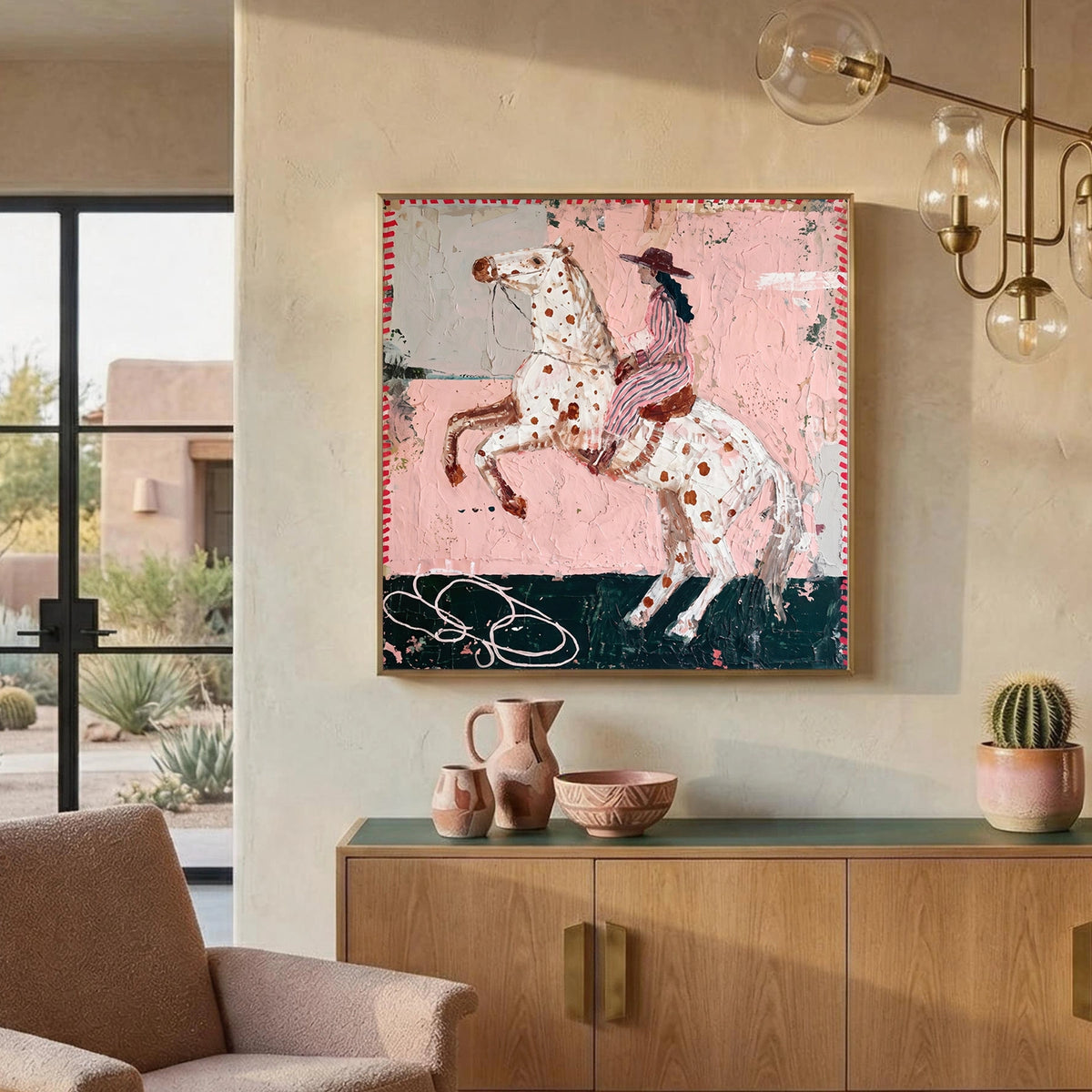 Western Cowboy Wall Art # AC115