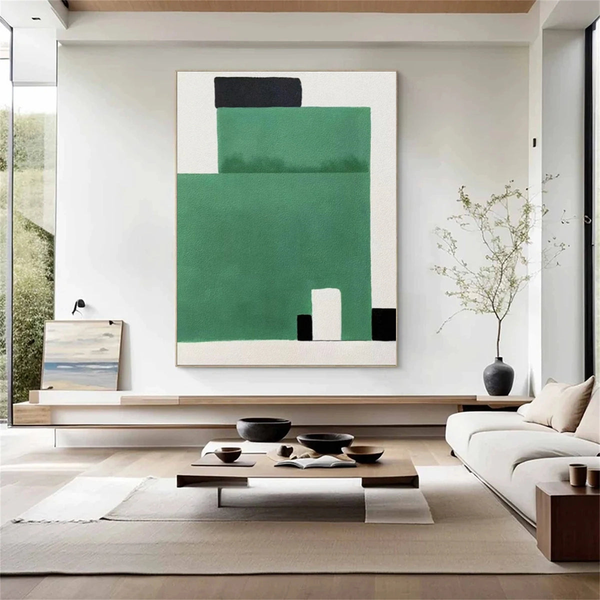 Green Minimalist Wall Art #MW003