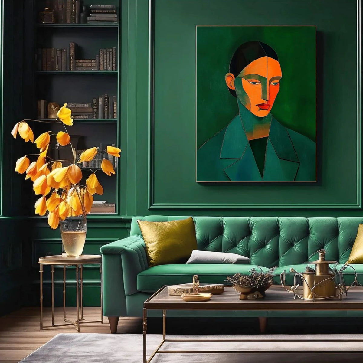 Abstract Portrait Wall Art #LA003