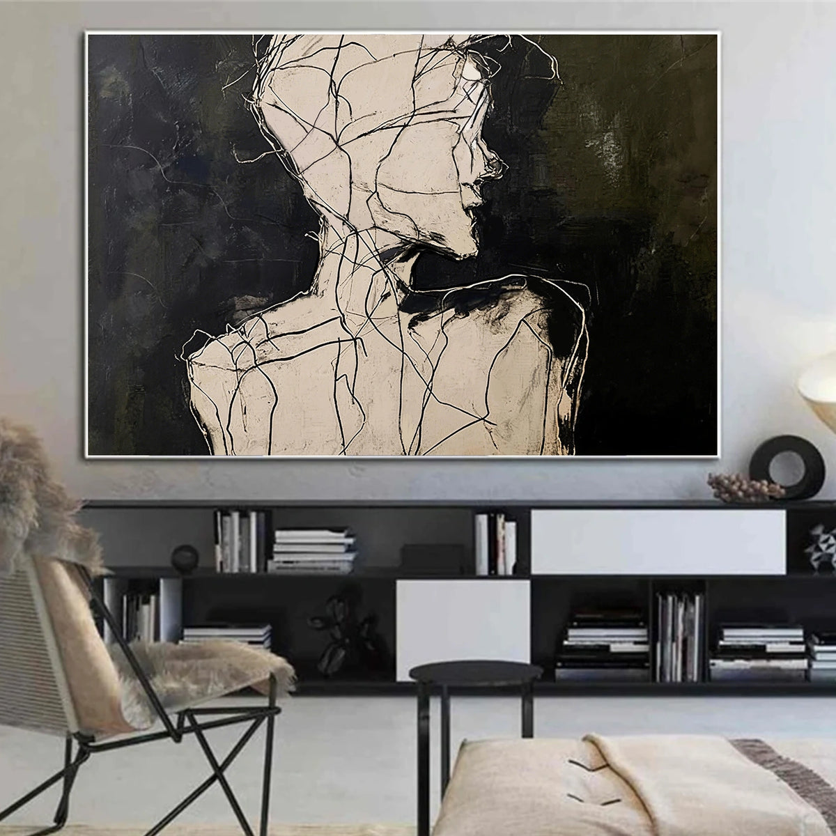 Abstract Portrait Wall Art #LA014