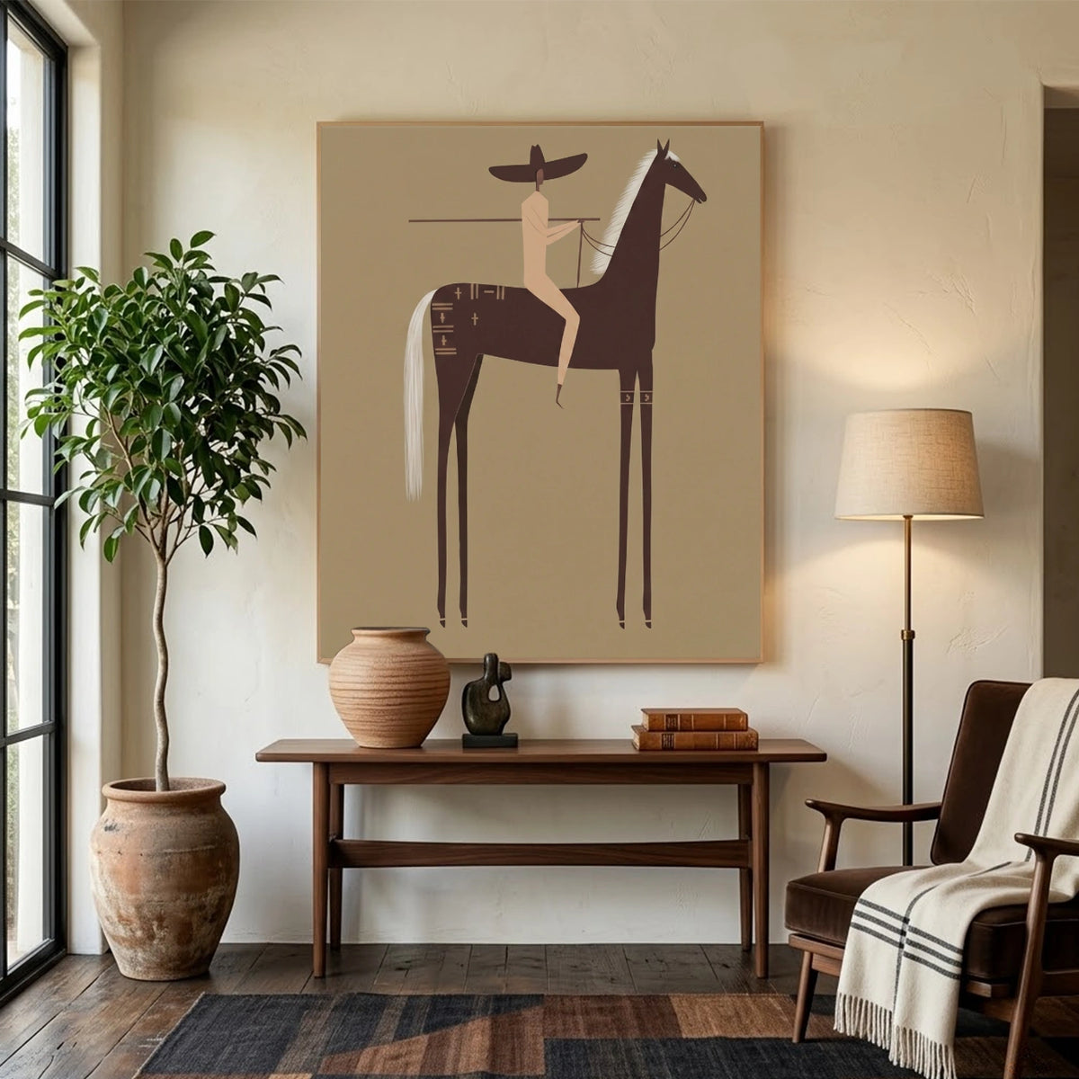 Western Cowboy Wall Art #AC093