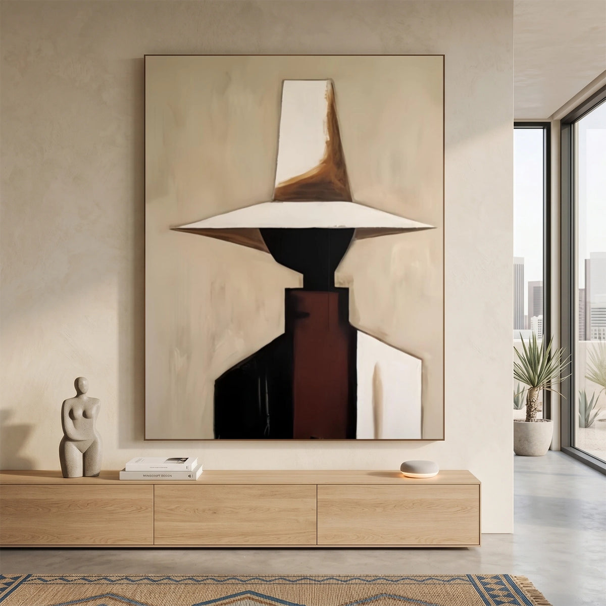 Abstract Portrait Wall Art #LA035