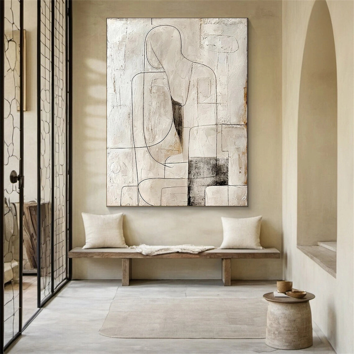 Contemporary Abstract Minimalist Wall Art #CA001