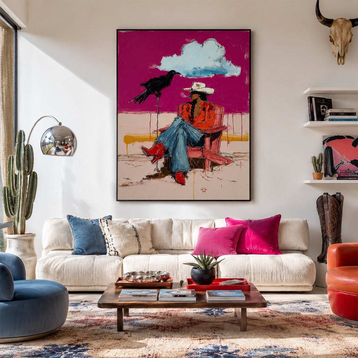 Western Cowboy Wall Art #AC039