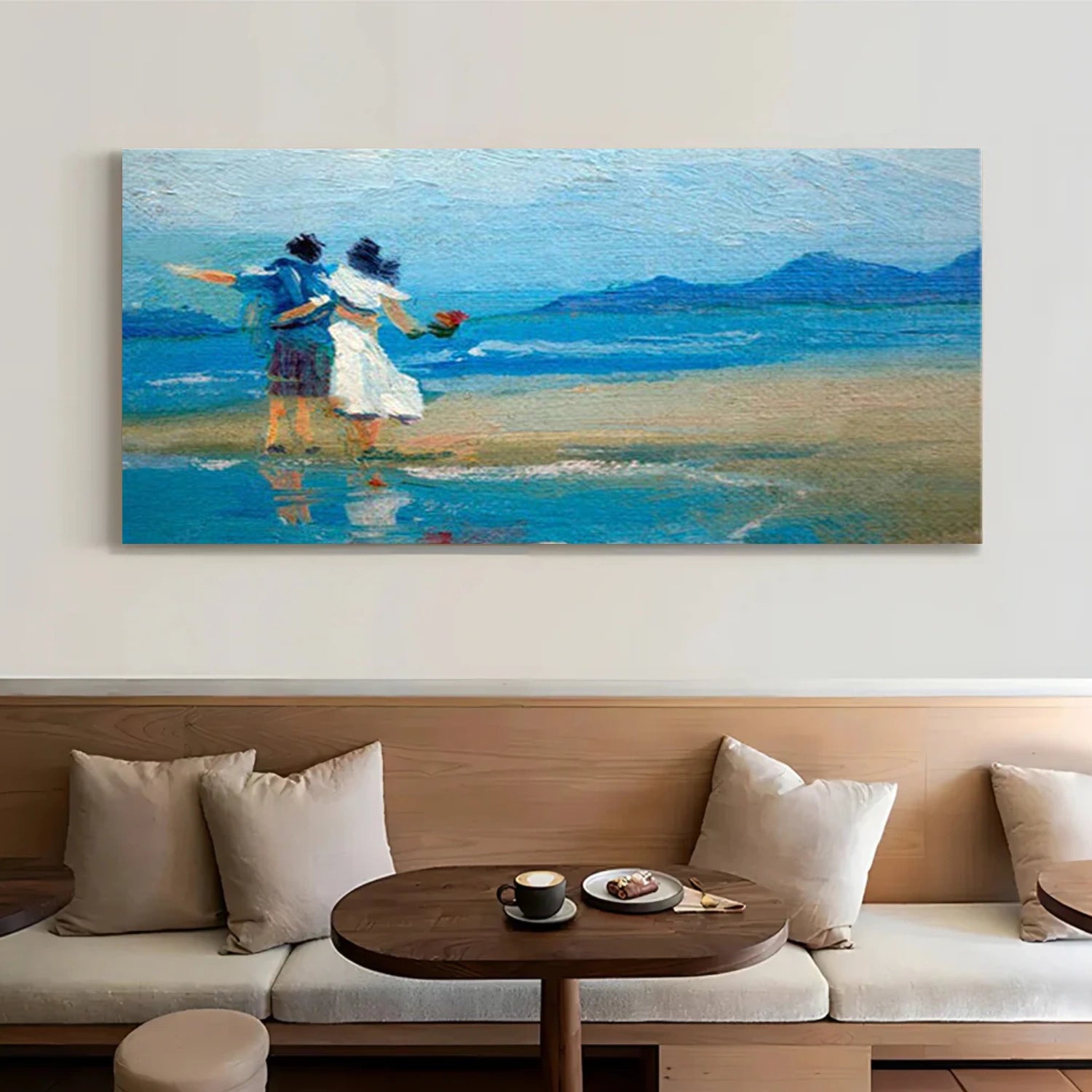 Abstract Ocean And Sky Wall Art #OS104