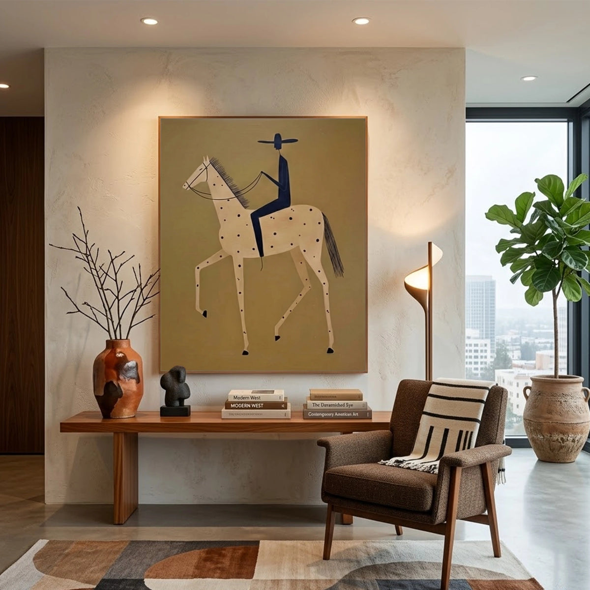 Western Cowboy Wall Art #AC096