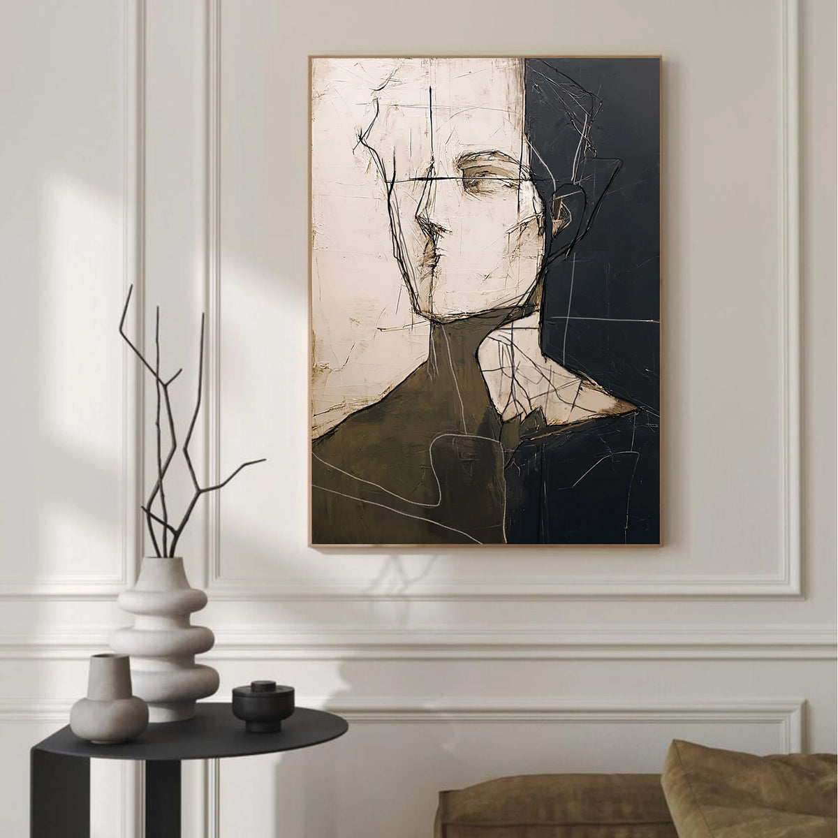 Abstract Portrait Wall Art #LA011