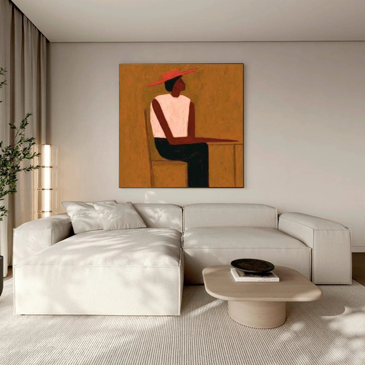 Abstract Portrait Wall Art #LA007