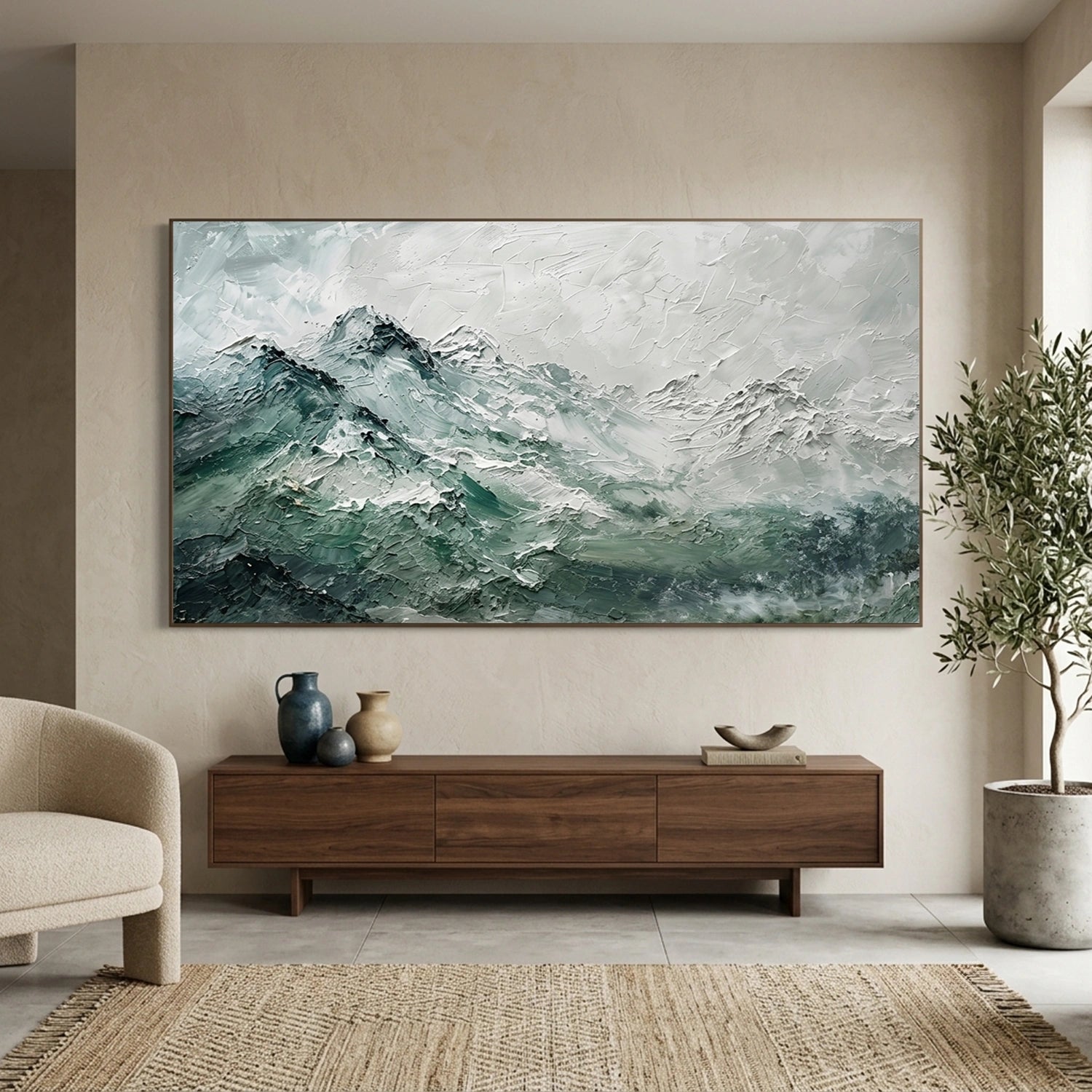 Abstract Mountain Wall Art #MM029