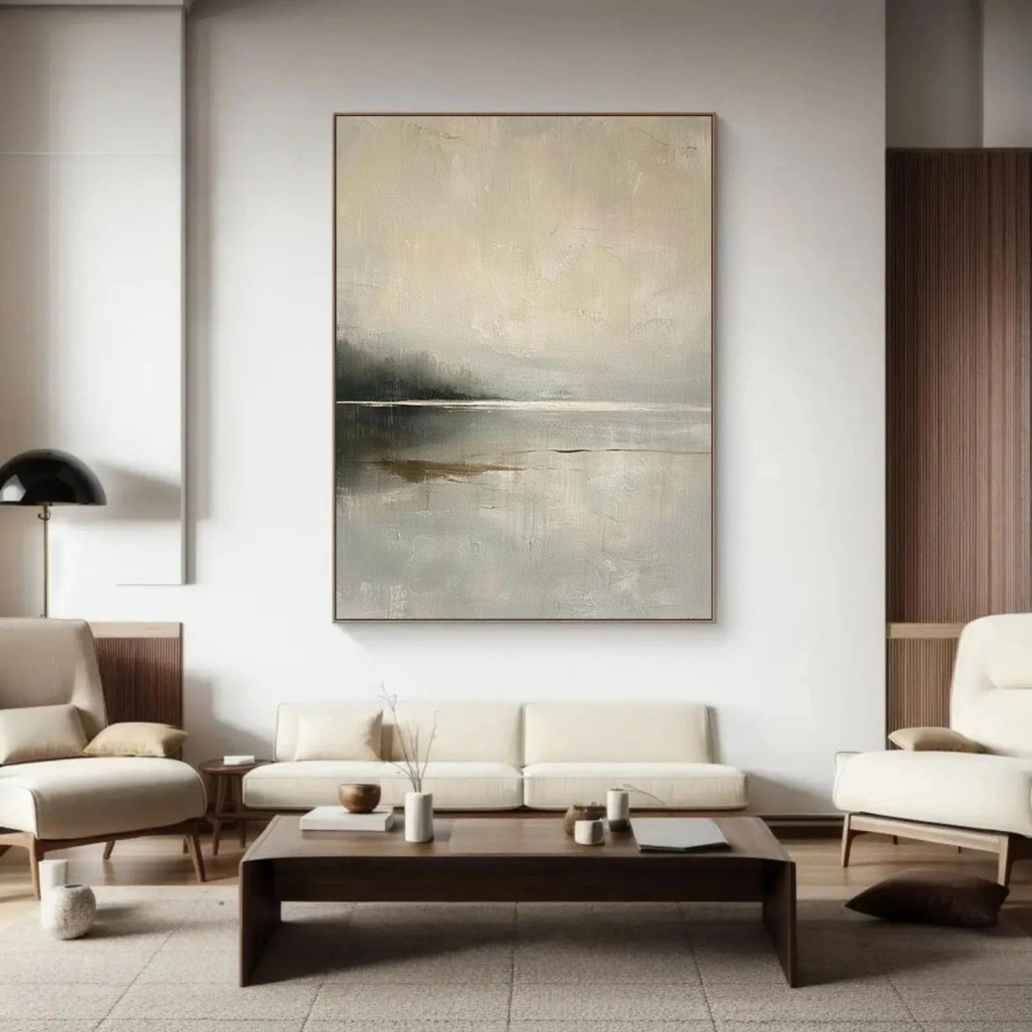 Abstract Ocean And Sky Wall Art #OS026