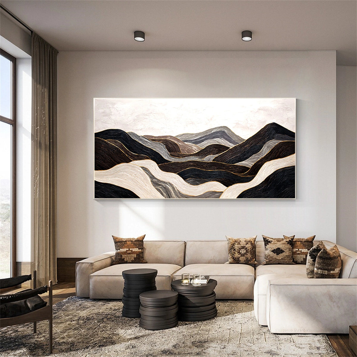 Abstract Mountain Wall Art #MM027