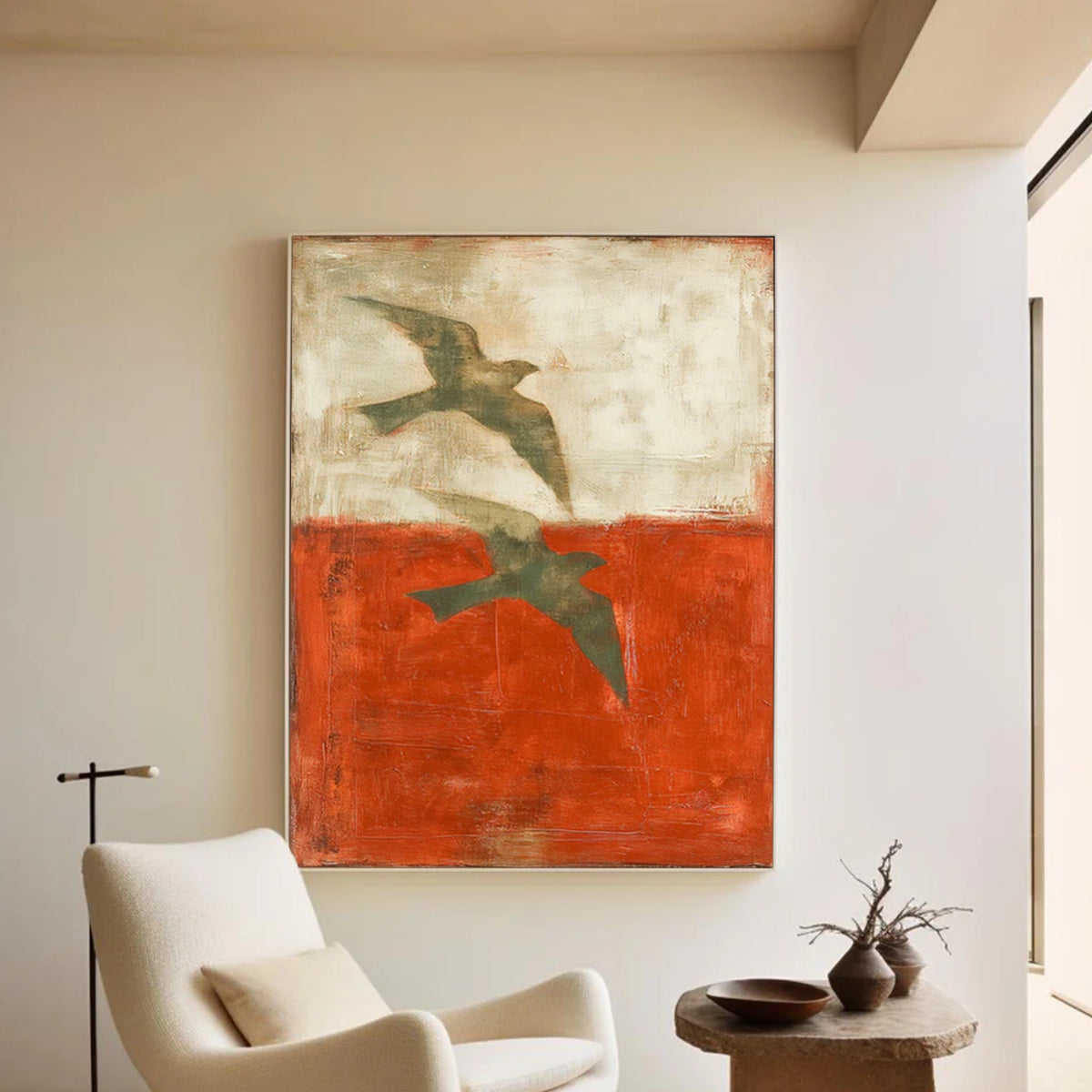 Abstract Animal Bird Wall Art #AN050