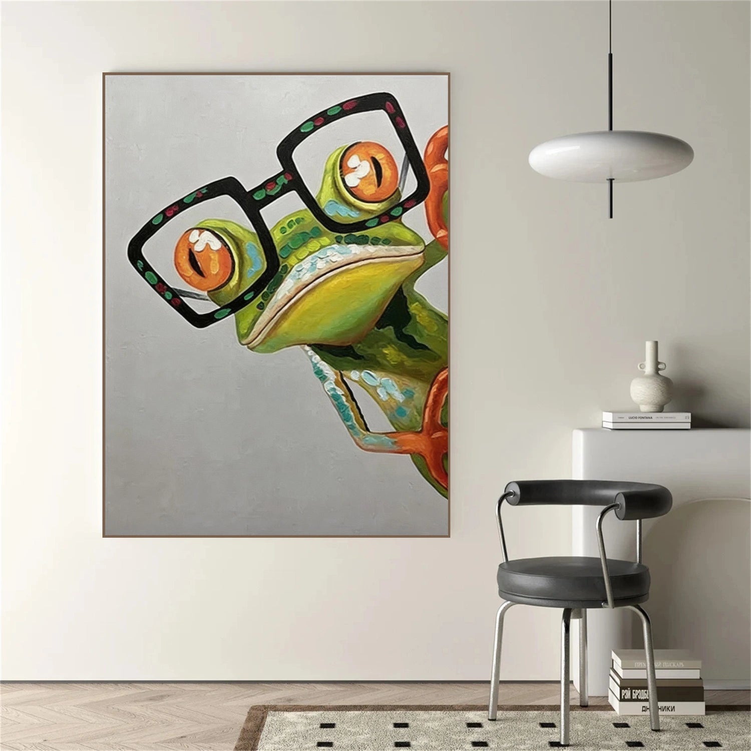 Abstract Animal Frog Wall Art #AN003