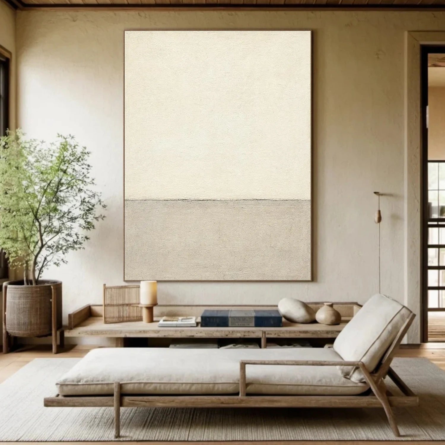 Beige Minimalist Wall Art #MW021