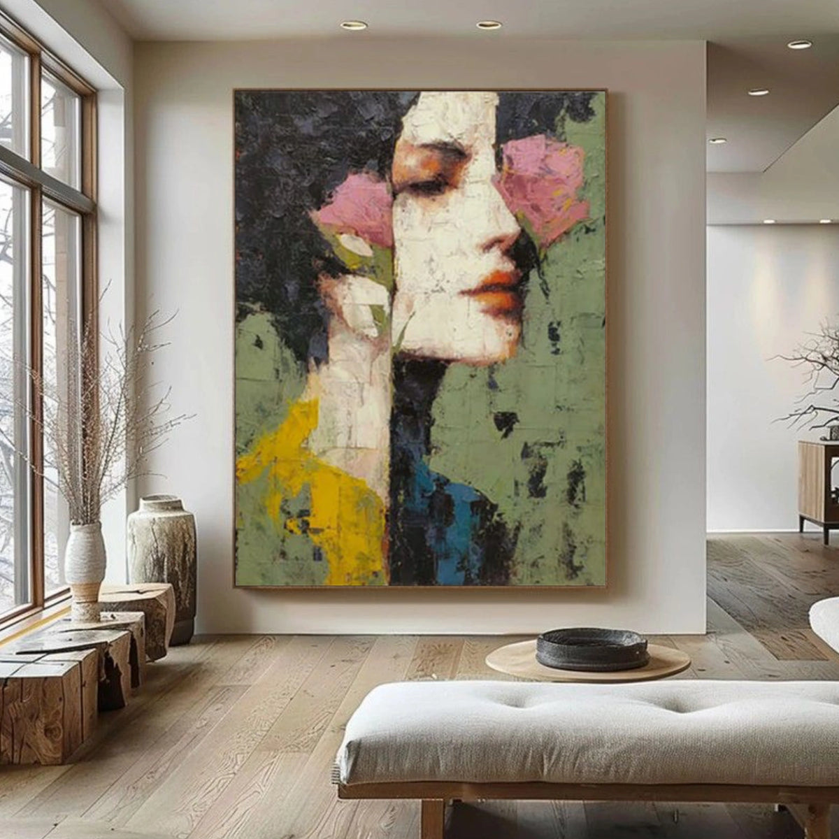Abstract Portrait Wall Art #LA006
