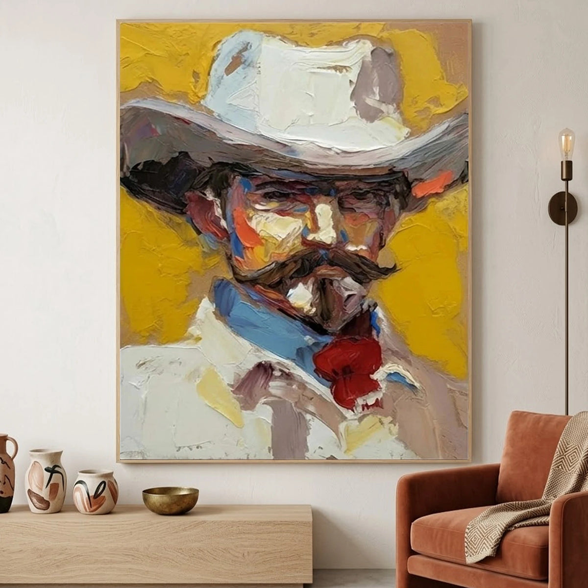 Western Cowboy Wall Art #AC092