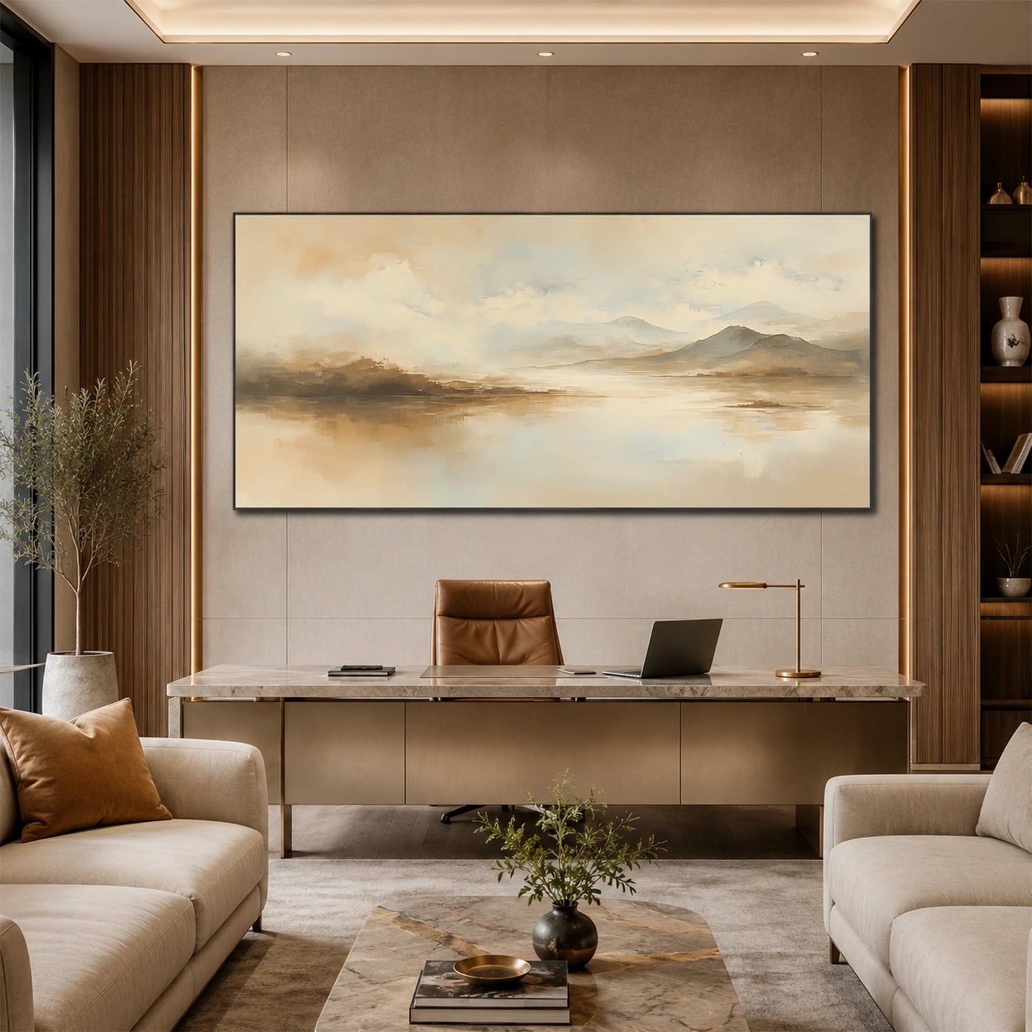 Abstract Mountain Wall Art #MM036