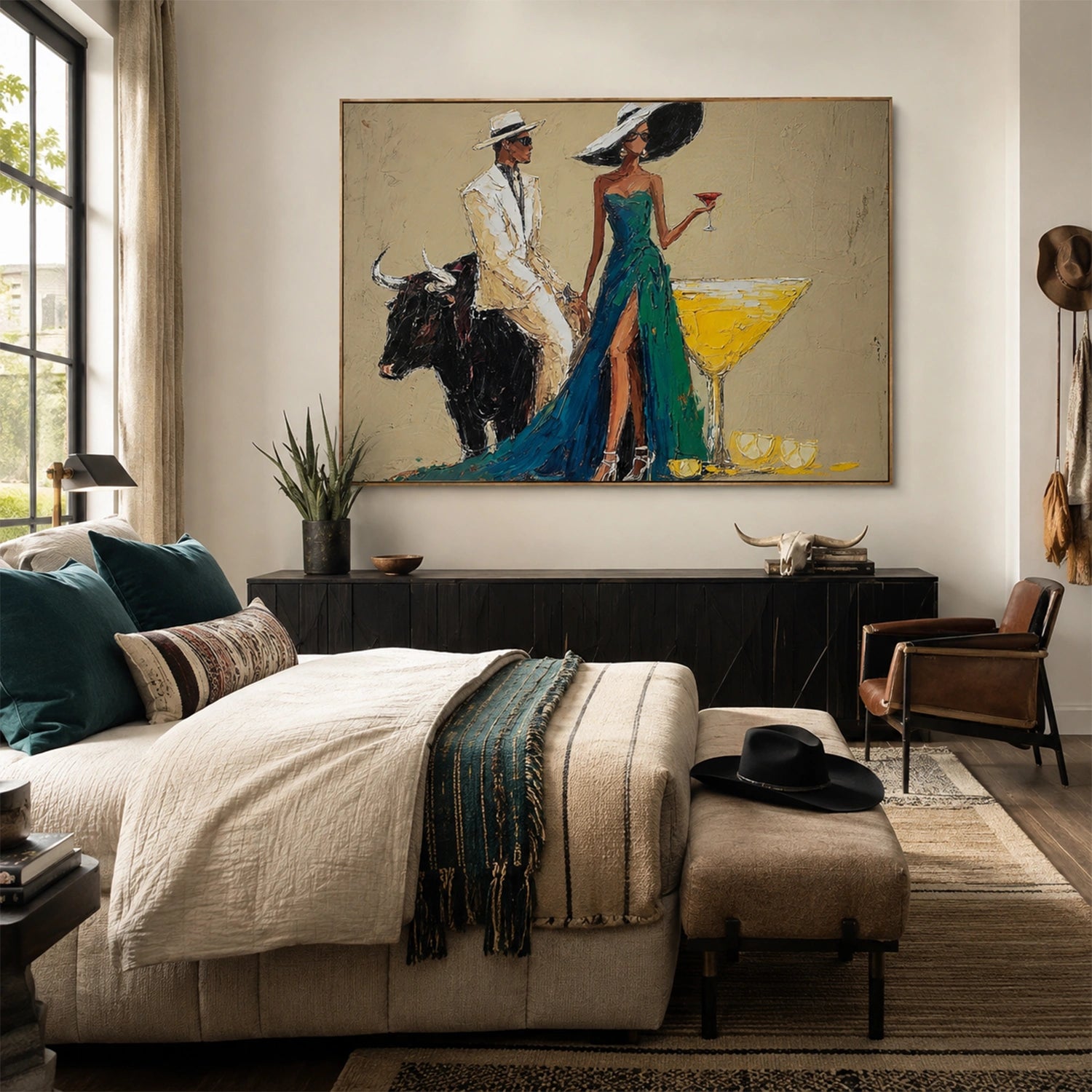 Western Cowboy Wall Art #AC043