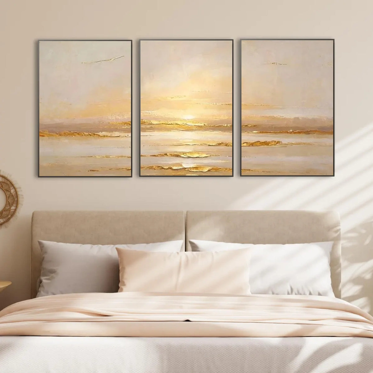 Abstract Ocean And Sky Wall Art Set of 3 #OS142