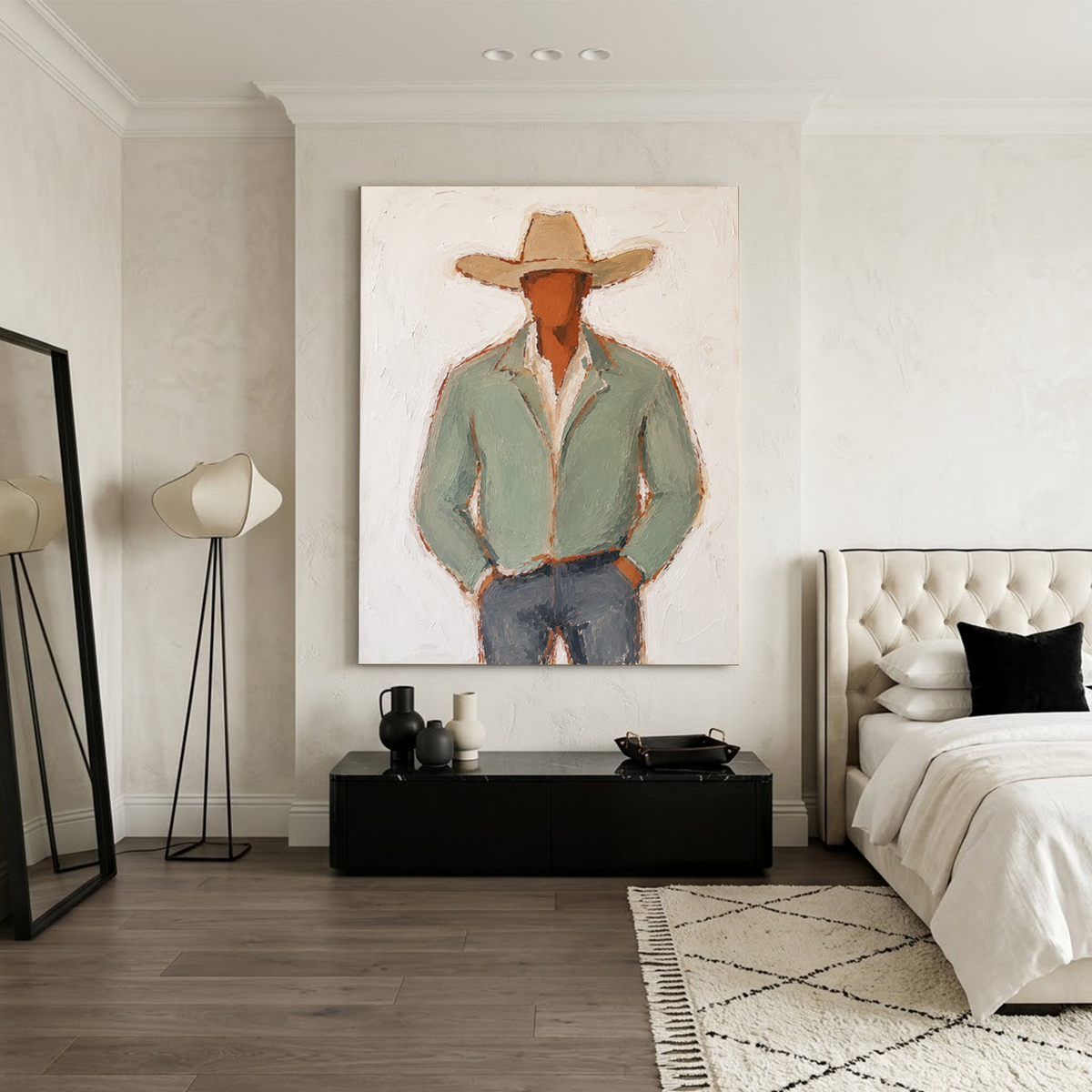 Western Cowboy Wall Art # AC116
