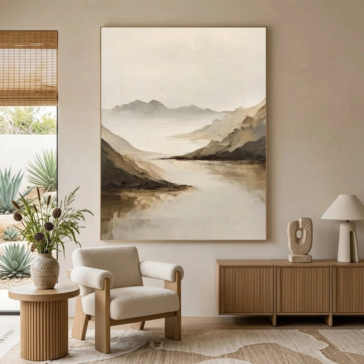Abstract Mountain Wall Art #MM008