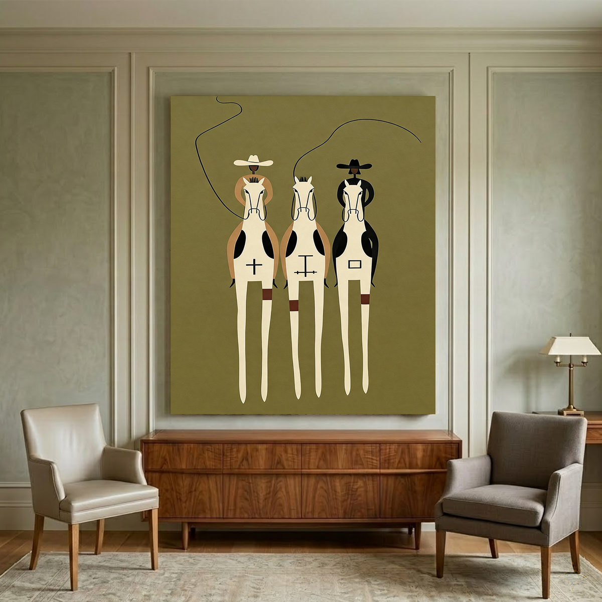 Western Cowboy Wall Art #AC 159