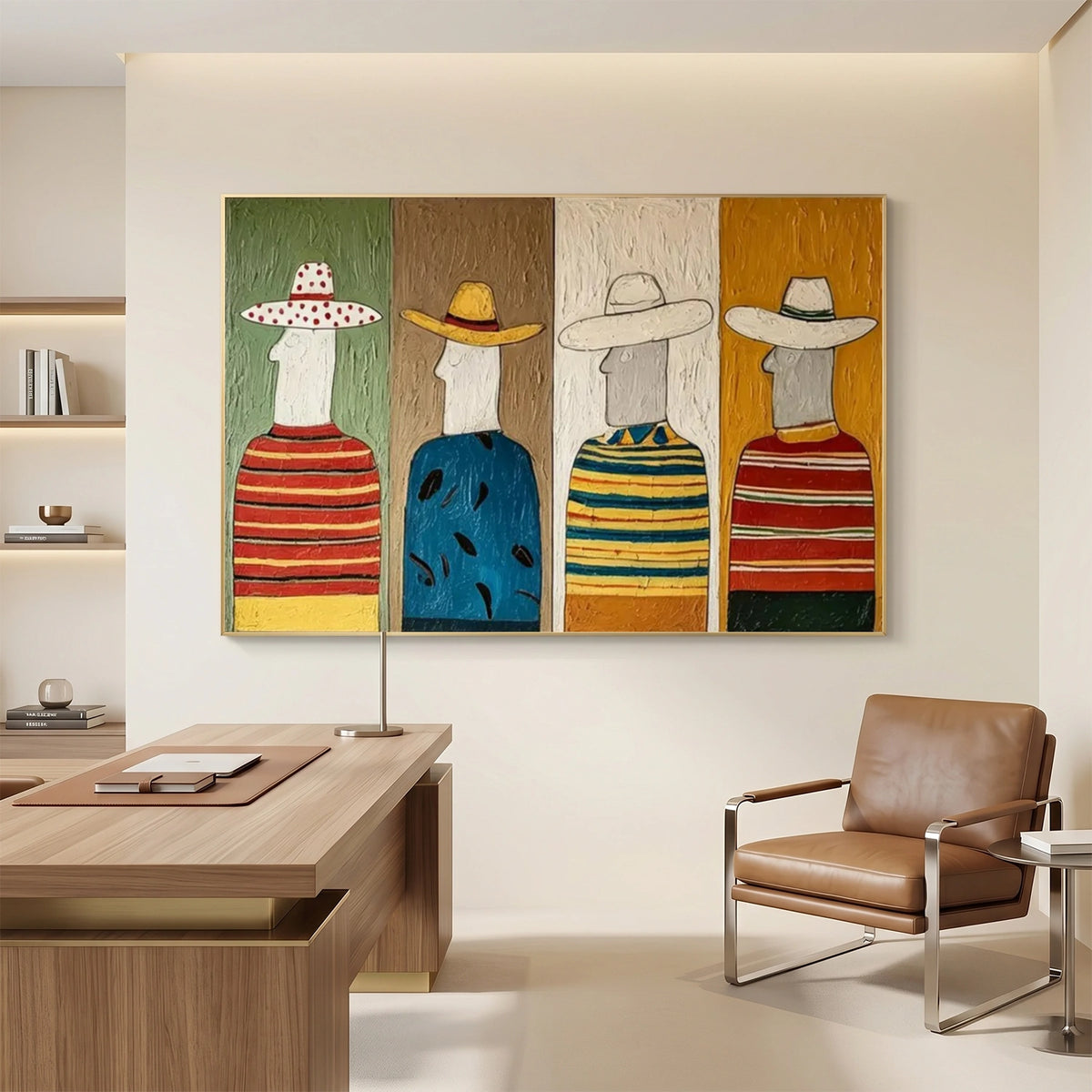 Abstract Portrait Wall Art #LA041