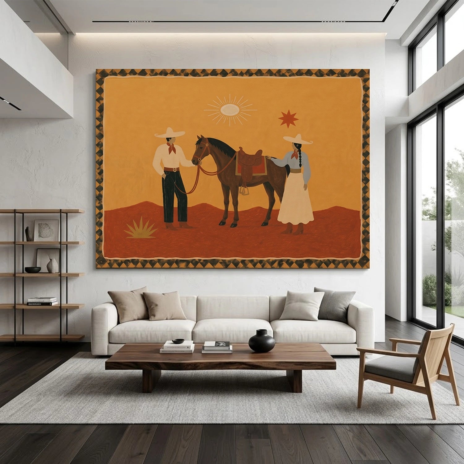 Western Cowboy Wall Art # AC111