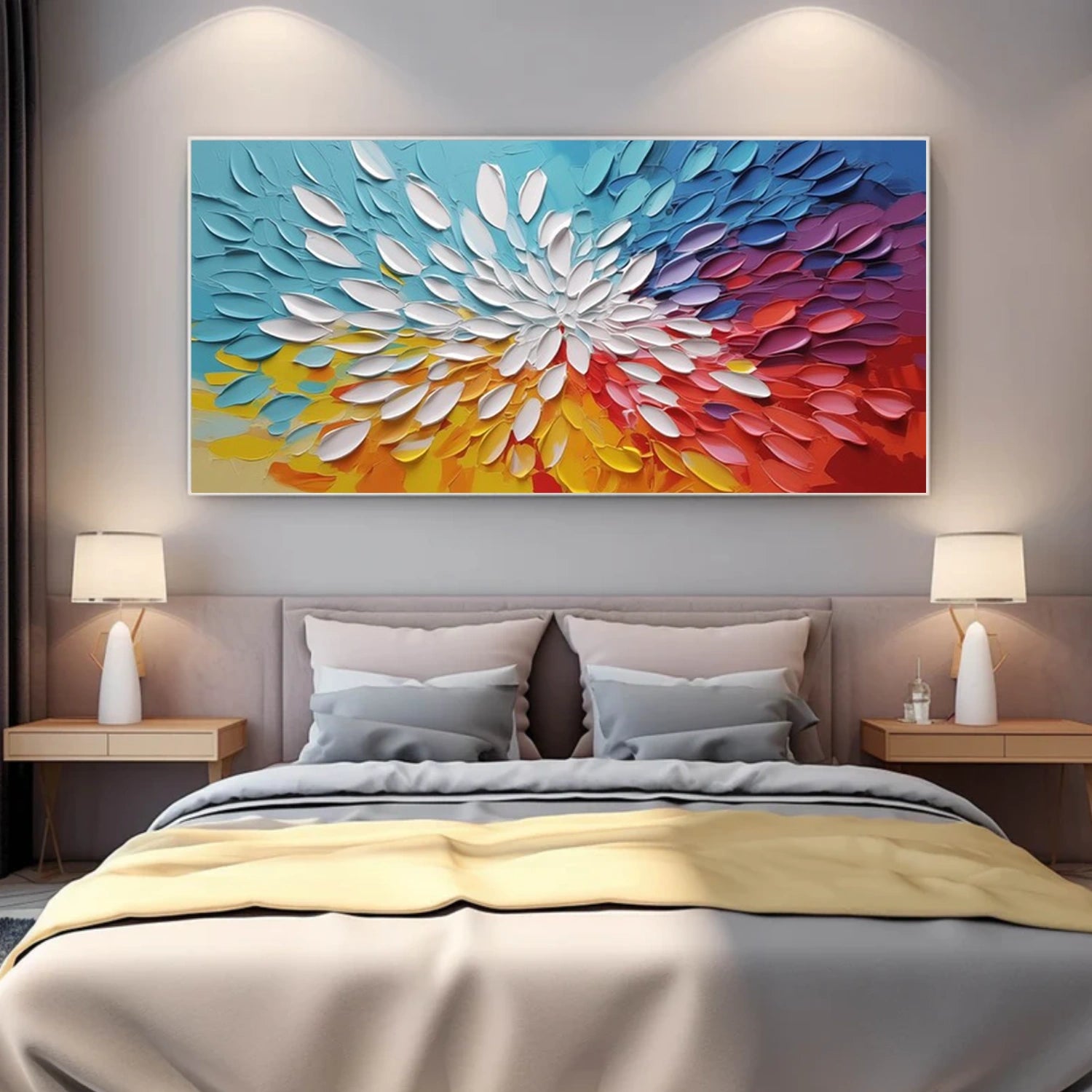 Abstract Textured Wall Art #AW032