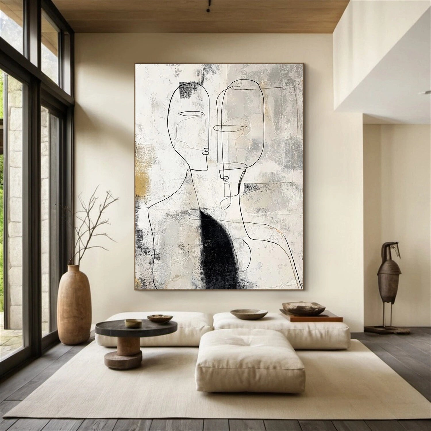 Contemporary Abstract Minimalist Wall Art #CA002