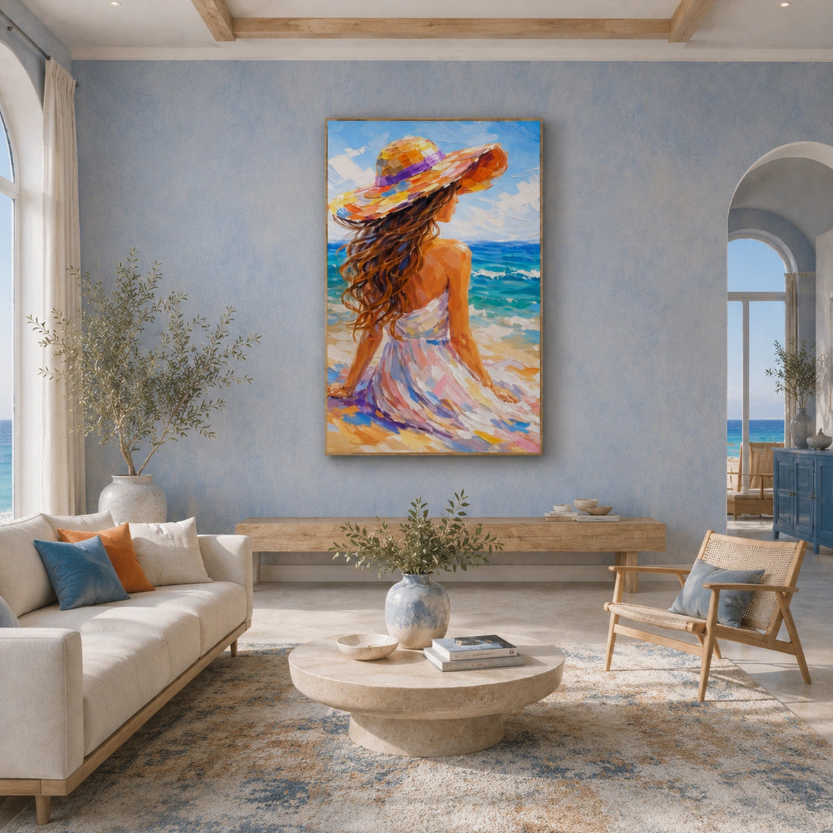 Abstract Portrait Wall Art #LA039